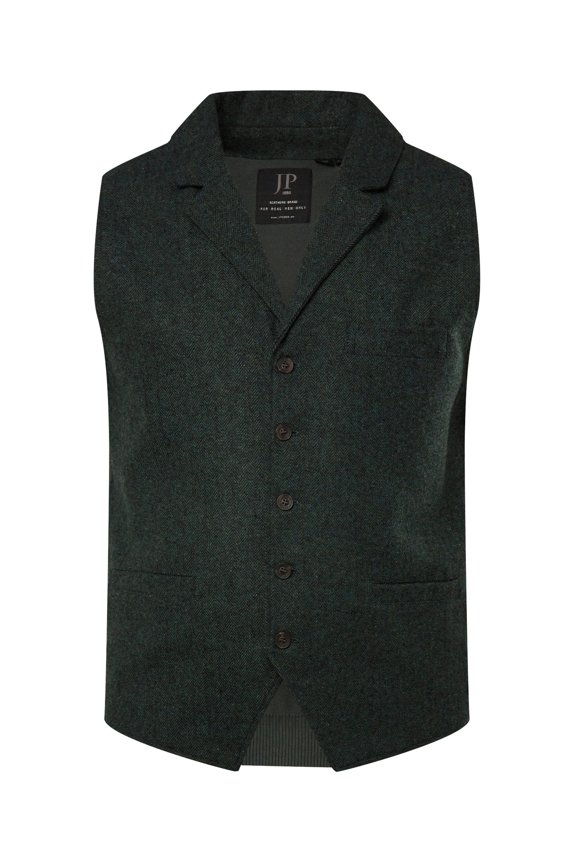 JP1880 Steppweste Tweed-Weste FLEXNAMIC® Revers Strickrücken günstig online kaufen