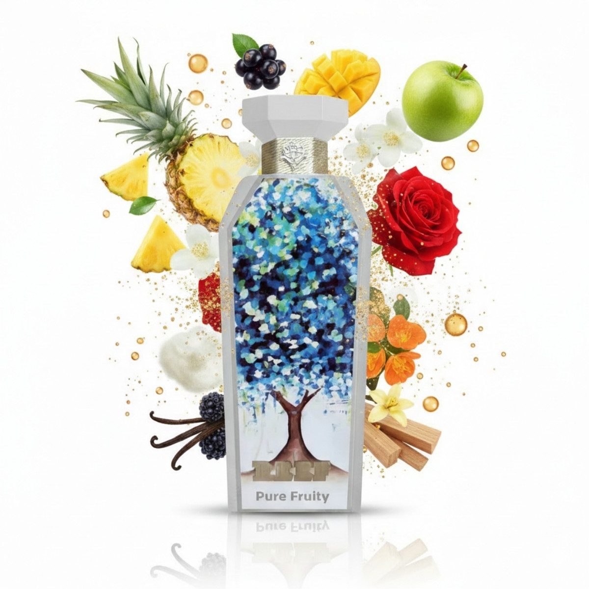 REEF Perfumes Eau de Parfum Reef Pure Fruity – Fruchtiger Damenduft mit tropischer Frische 150 ml