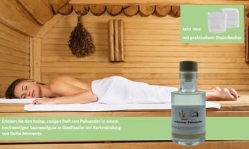 Dufte Momente Sauna-Aufgussset Indischer Palisander 100ml in Glasflasche (1-tlg) naturreine ätherische Öle, vegan, ohne Tierversuche