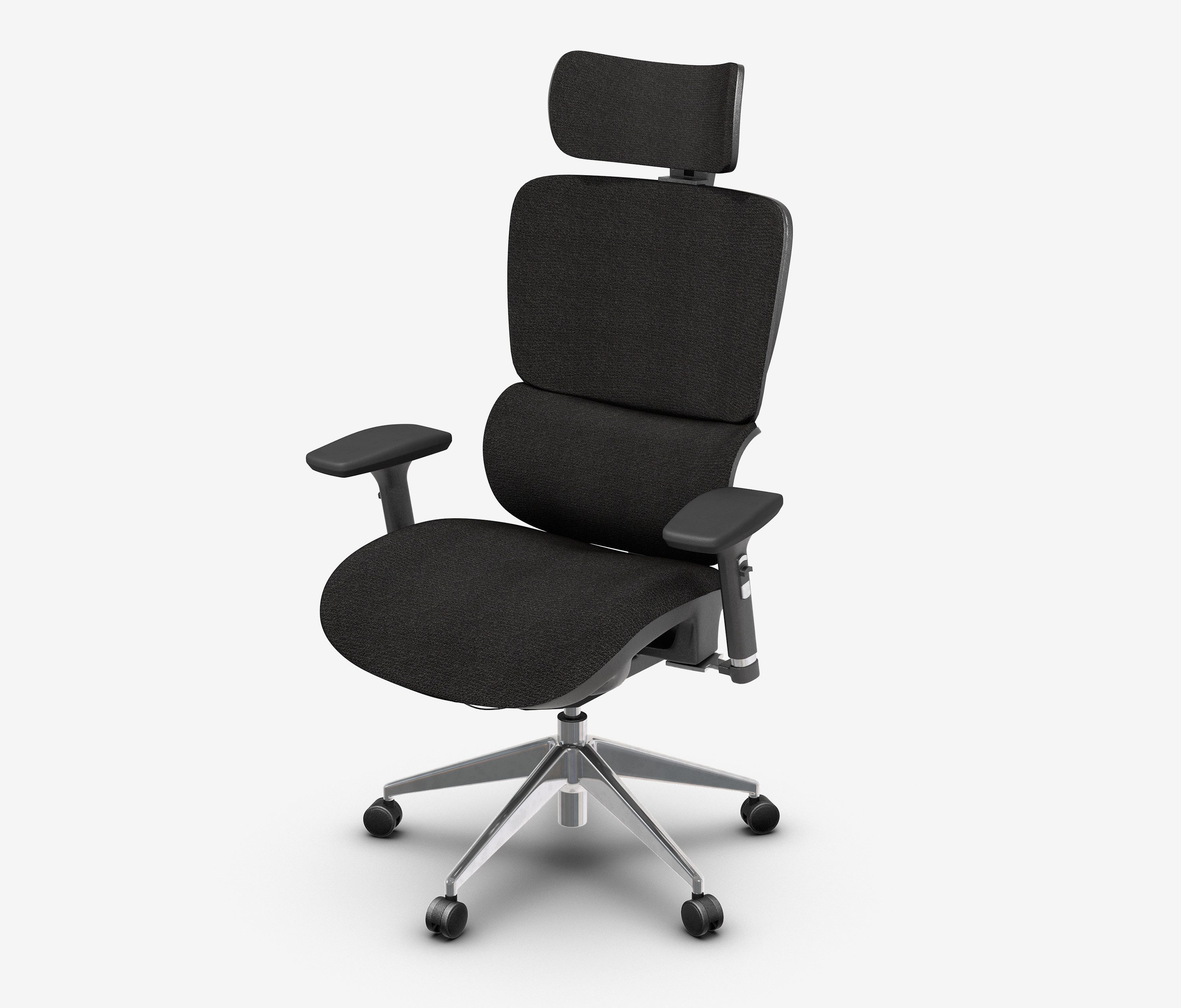 Ergolutions Bürostuhl ergonomisch Senta FX Polster Schreibtischstuhl, 7 Jahre Garantie / Sitzneigung / Schiebesitz / Lumbalstütze