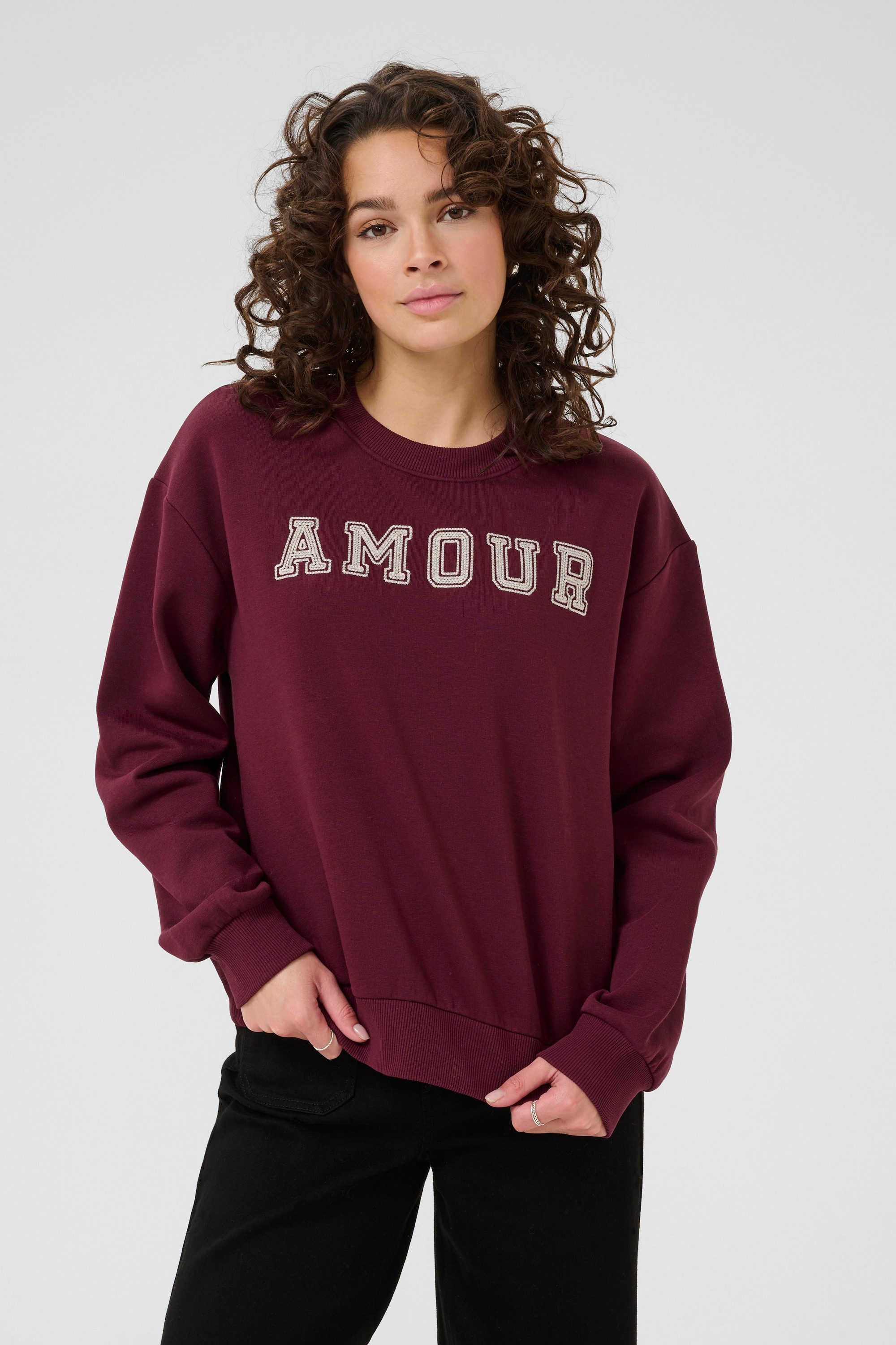 KAFFE Fleecepullover Sweatshirt KAelenora