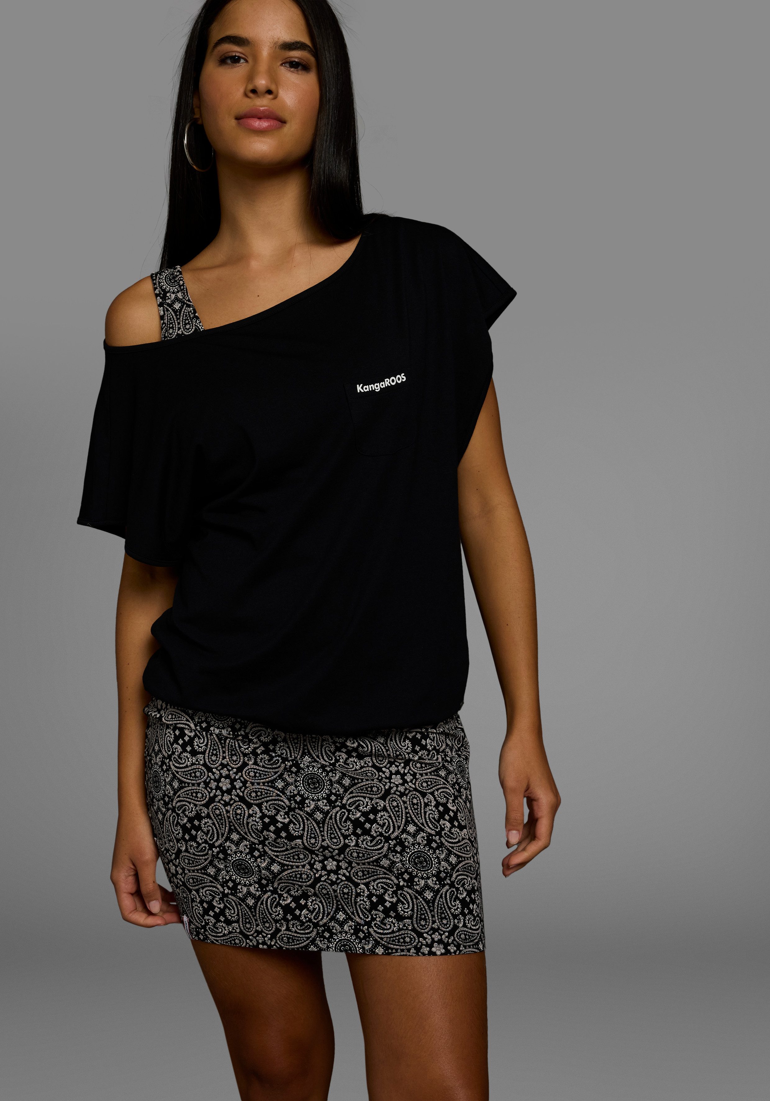 KangaROOS Jerseykleid (Set, 2-tlg) Shirt mit Kleid - einzeln und zusammen t günstig online kaufen