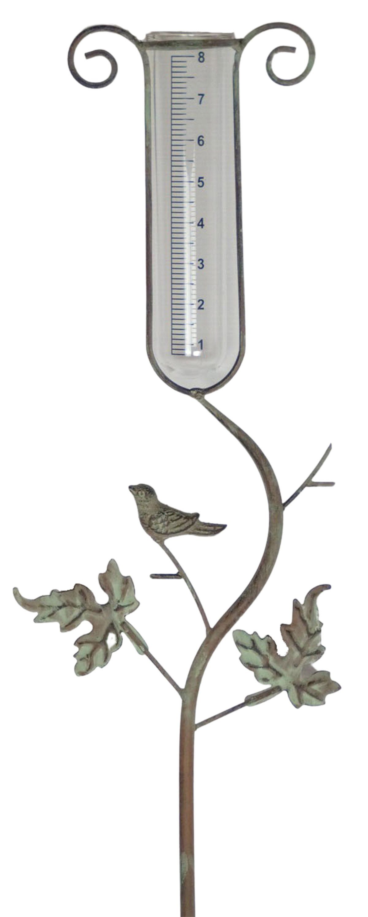 Eurotrade Regenmesser „Toskana“ – Stilvoller Blickfang & Smarter Gartenhelfer Regenmesser