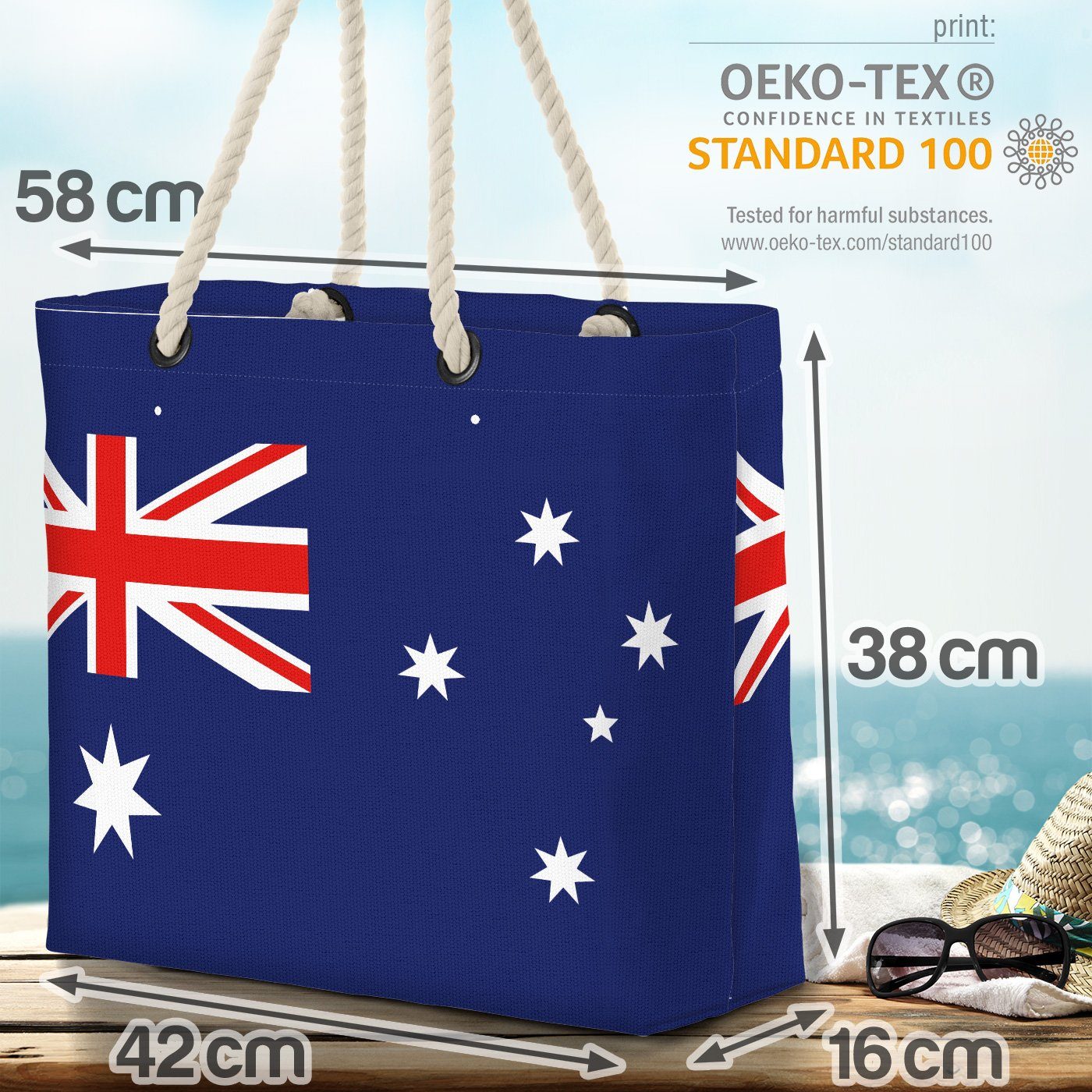 Australien Flagge Strandtasche Länderflagge (1-tlg), VOID WM Land