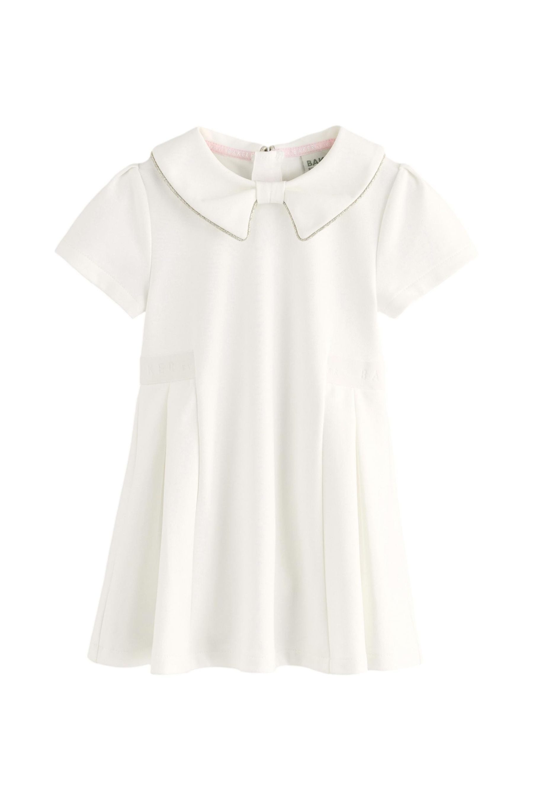 Baker by Ted Baker Sommerkleid Baker by Ted Baker Ponte-Kleid mit Schleifenkragen (1-tlg)