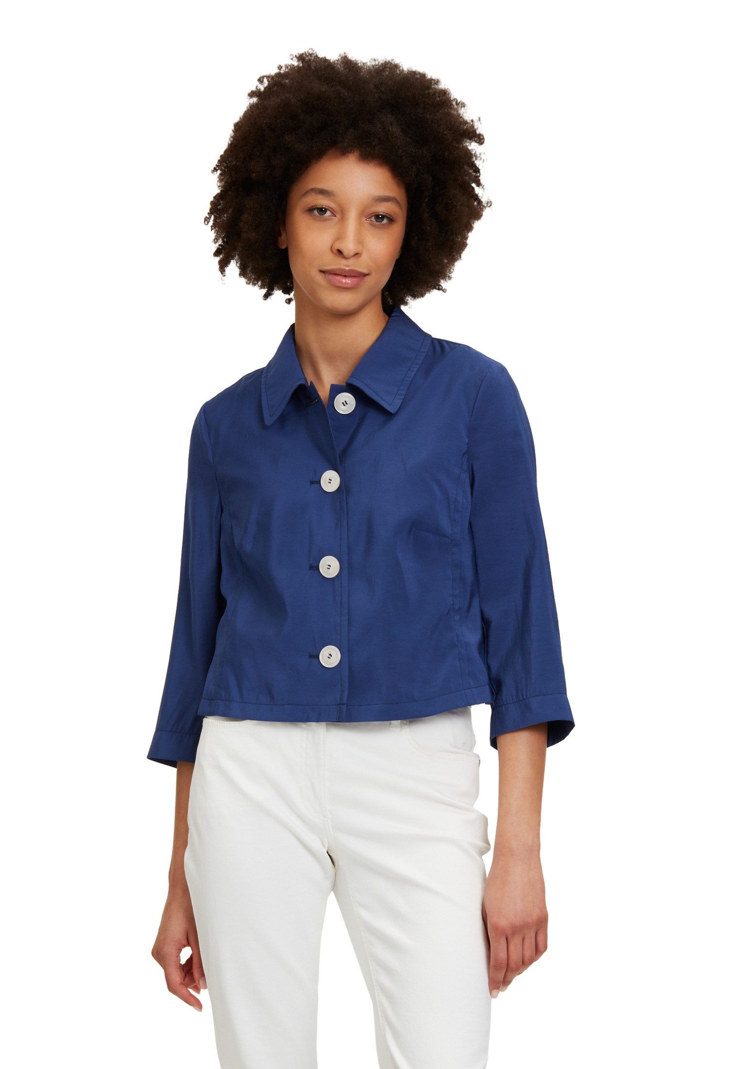 Betty Barclay Jackenblazer Blazer Kurz Einreiher 3/4 Arm