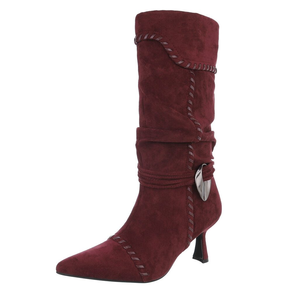 Elegante Stiefel mit spitzer Zehenform und modischen Details Stiefel