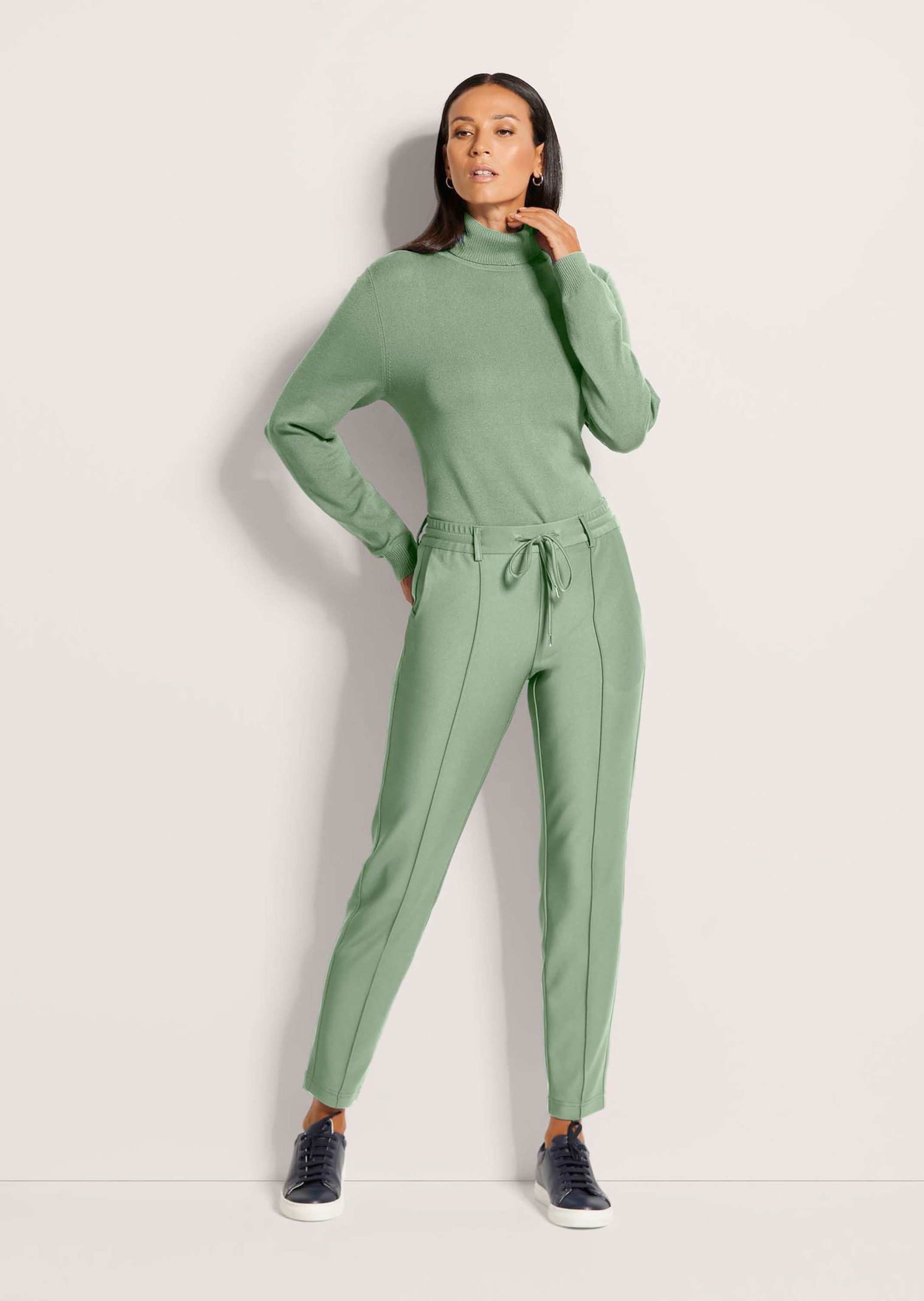 MADELEINE Schlupfhose Kurzgröße: Stretchhose mit Tunnelzug Gerade, knöchell günstig online kaufen