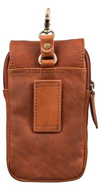 Benthill Gürteltasche Echt Leder Gürteltasche Damen & Herren Hüfttasche Wandertasche, Reißverschlussfach