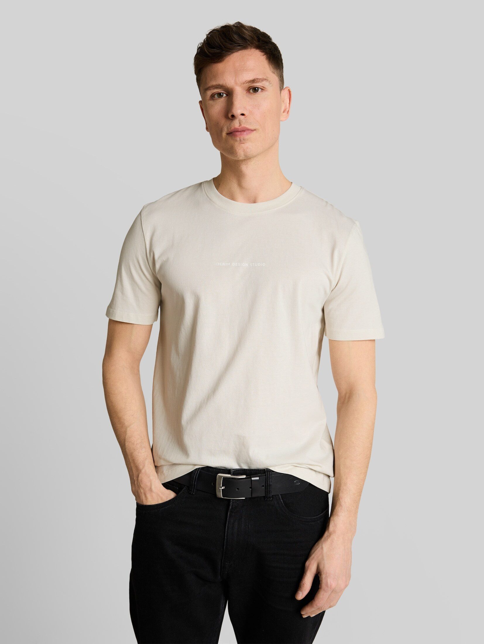 TOM TAILOR Denim T-Shirt T-Shirt T-Shirt mit Rückenprint