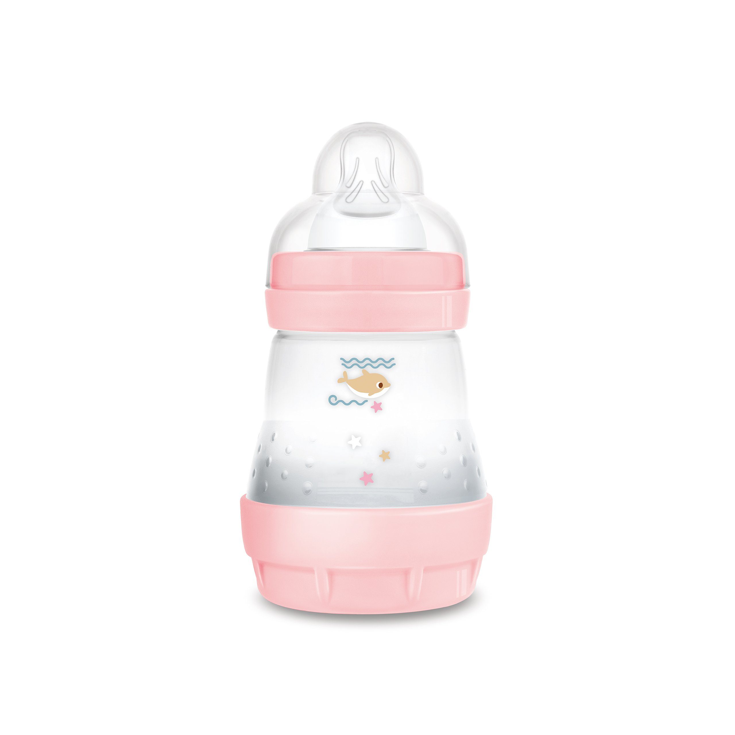 MAM Babyflasche Easy Start Baby Weithalsflasche mit SkinSoft Trinksauger