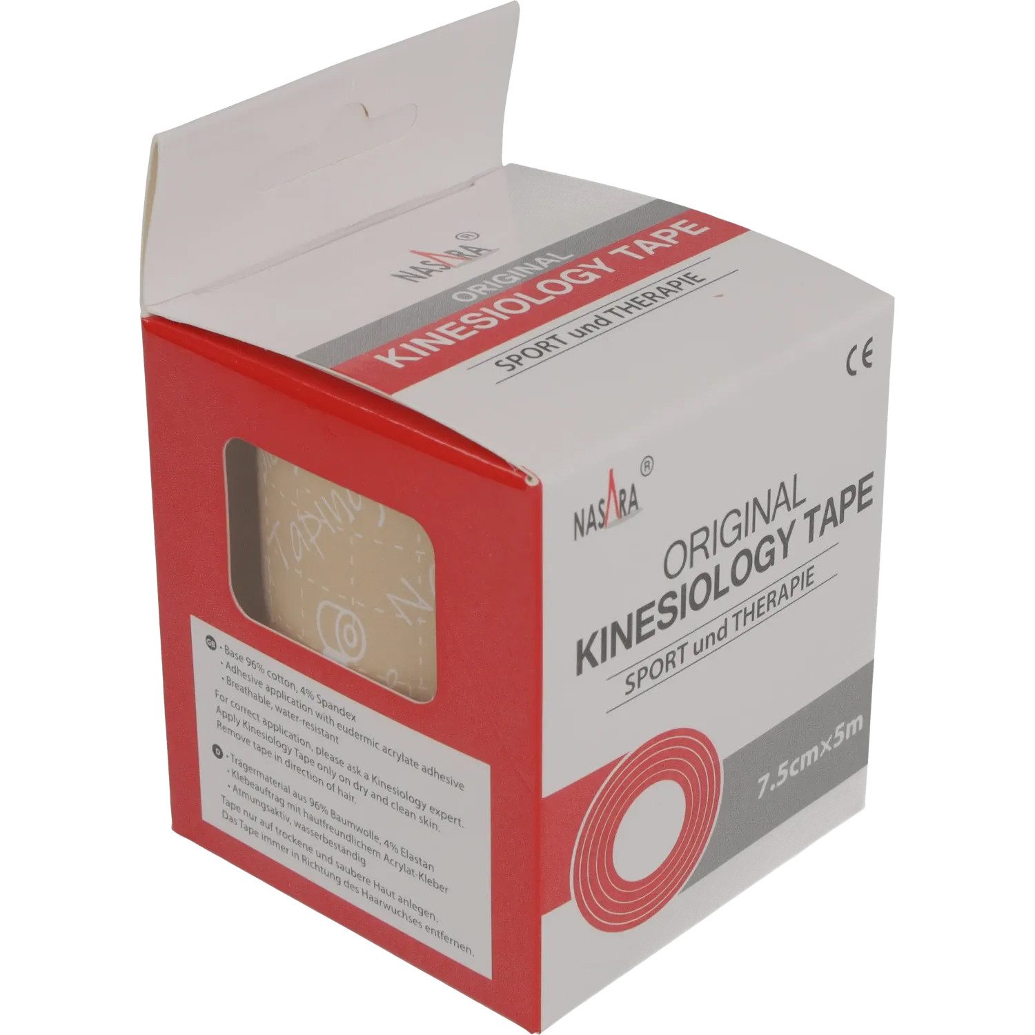 NASARA Kinesiologie-Tape NASARA Kinesio Tape, 7,5cm x 5m