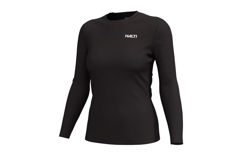 HALTI Langarmshirt Salves W LS Shirt BLACK