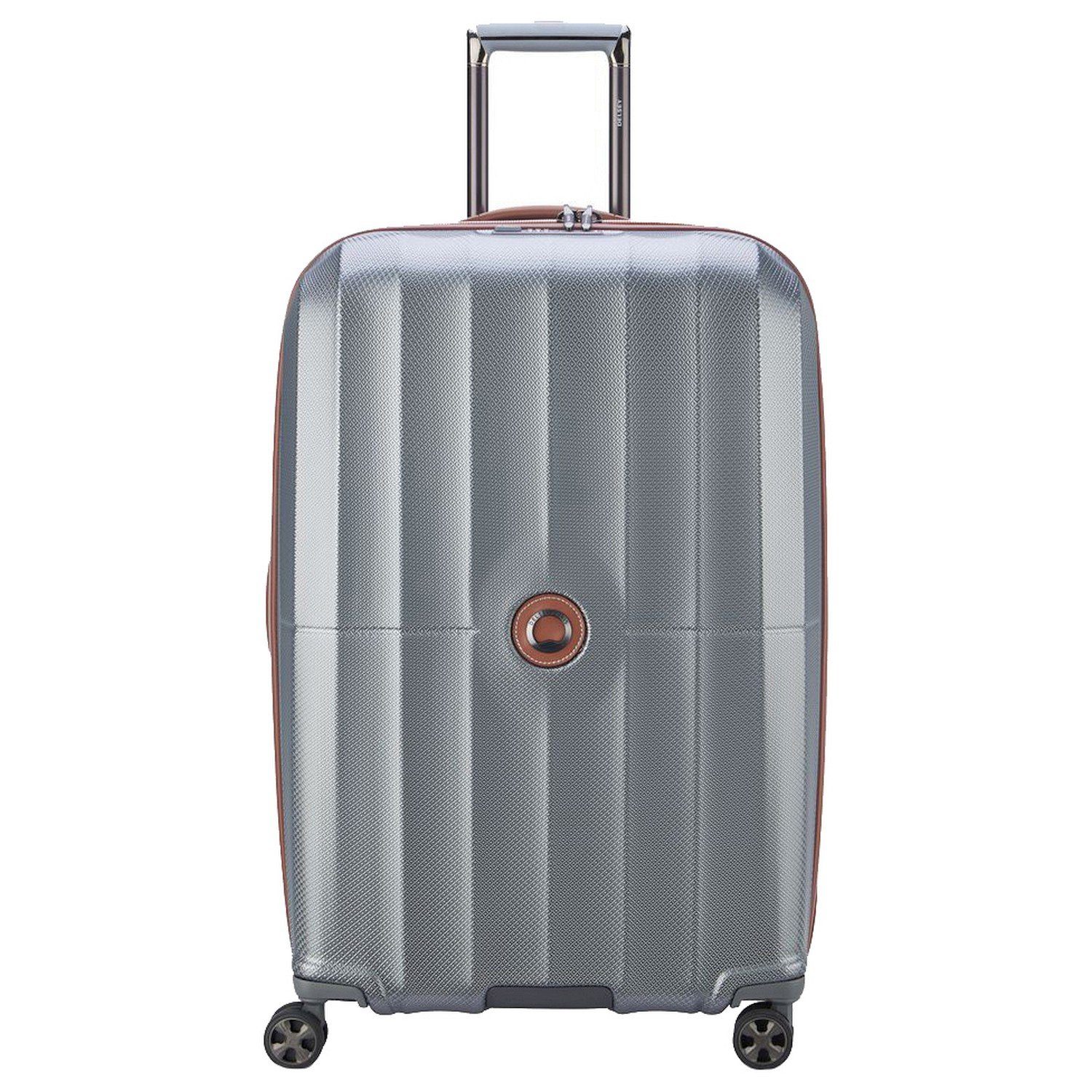 Delsey Trolley St Tropez - 4-Rollen-Trolley 77 cm erw., 4 Rollen platin