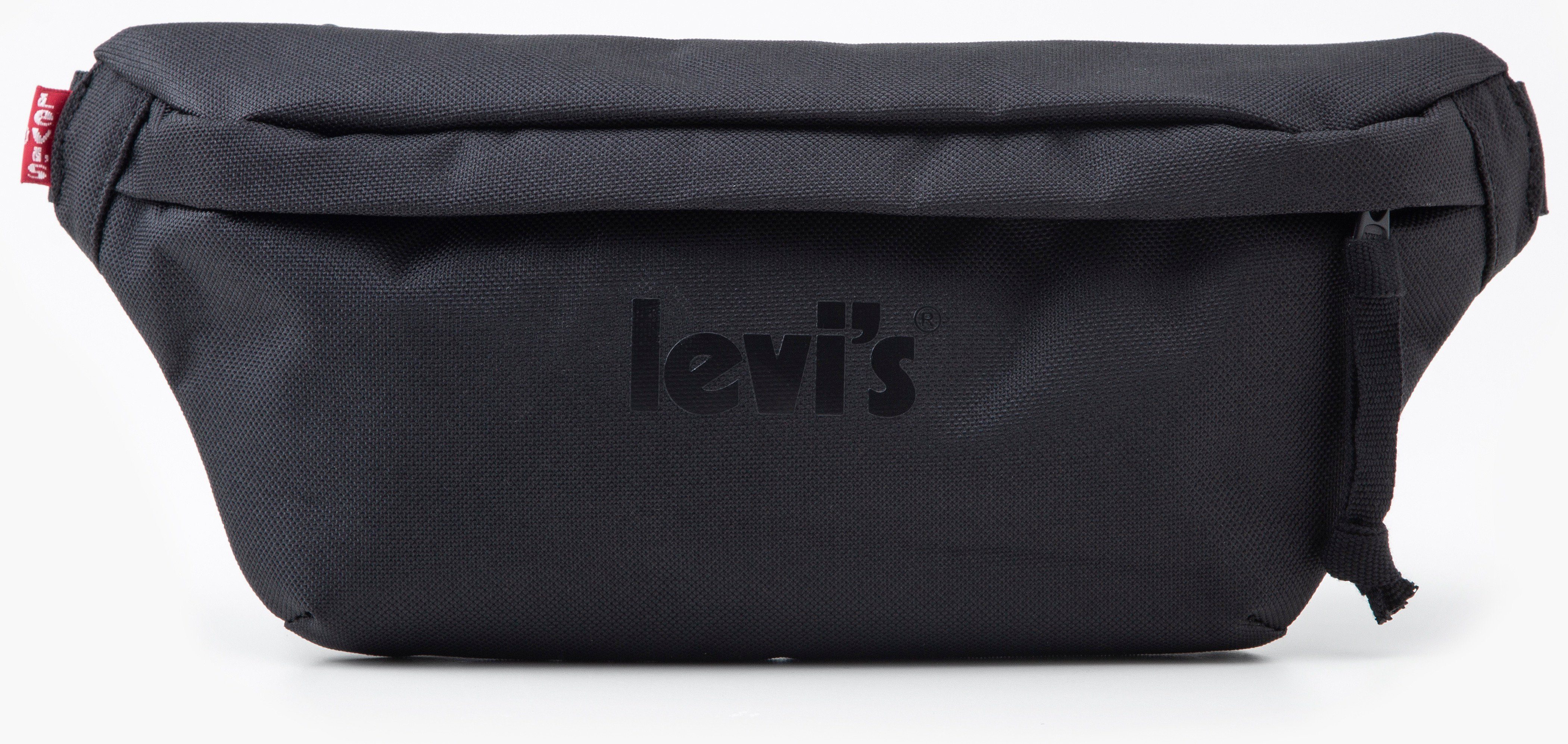 Levi's® Bauchtasche Small Banana Sling - Poster Logo, mit Reißverschluss-Rückfach schwarz