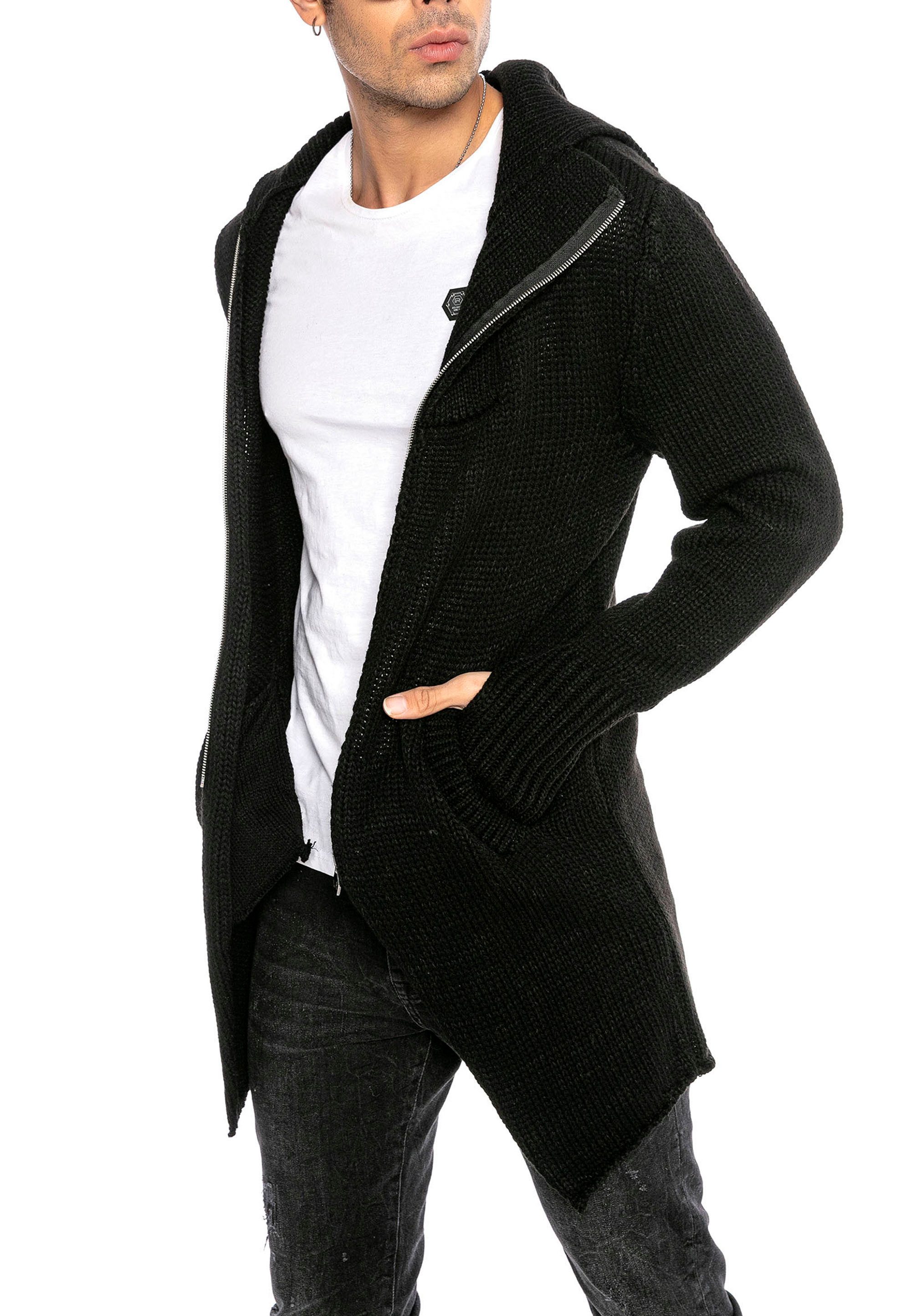 RedBridge Cardigan mit asymmetrischem Reißverschluss und günstig online kaufen