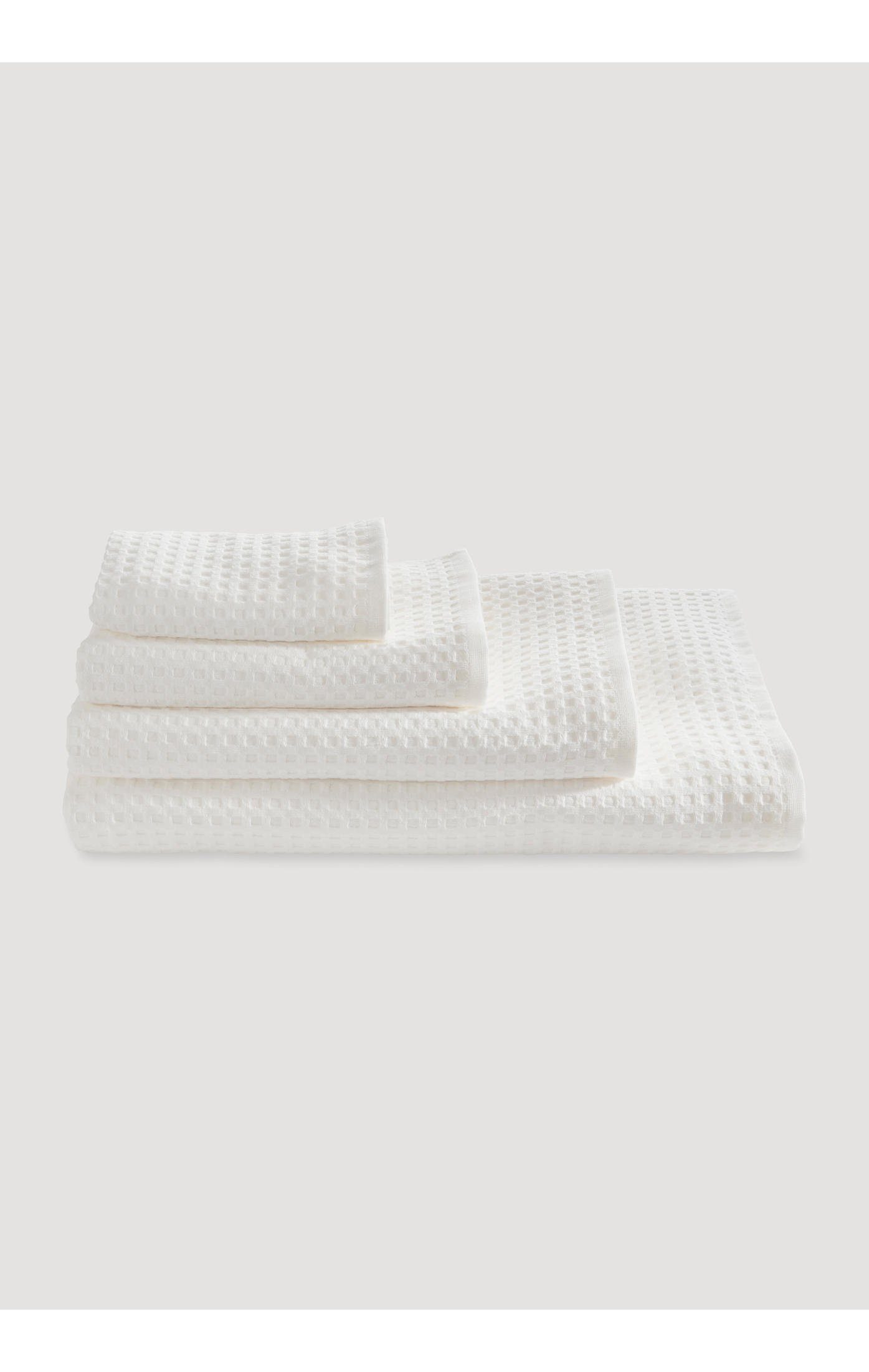 Hessnatur Handtücher aus reiner Bio-Baumwolle, Web (1-St) naturweiss