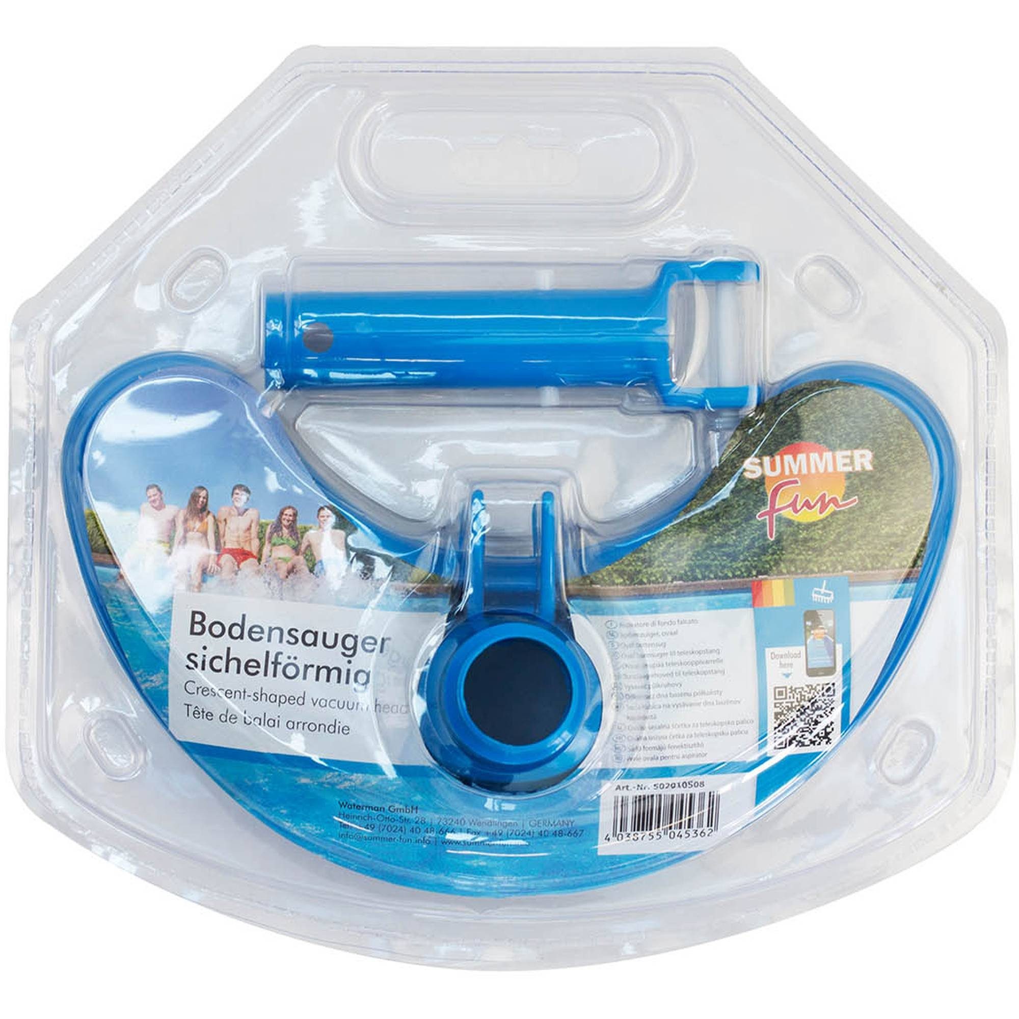 Poolbodensauger Bodensauger sichelförmig