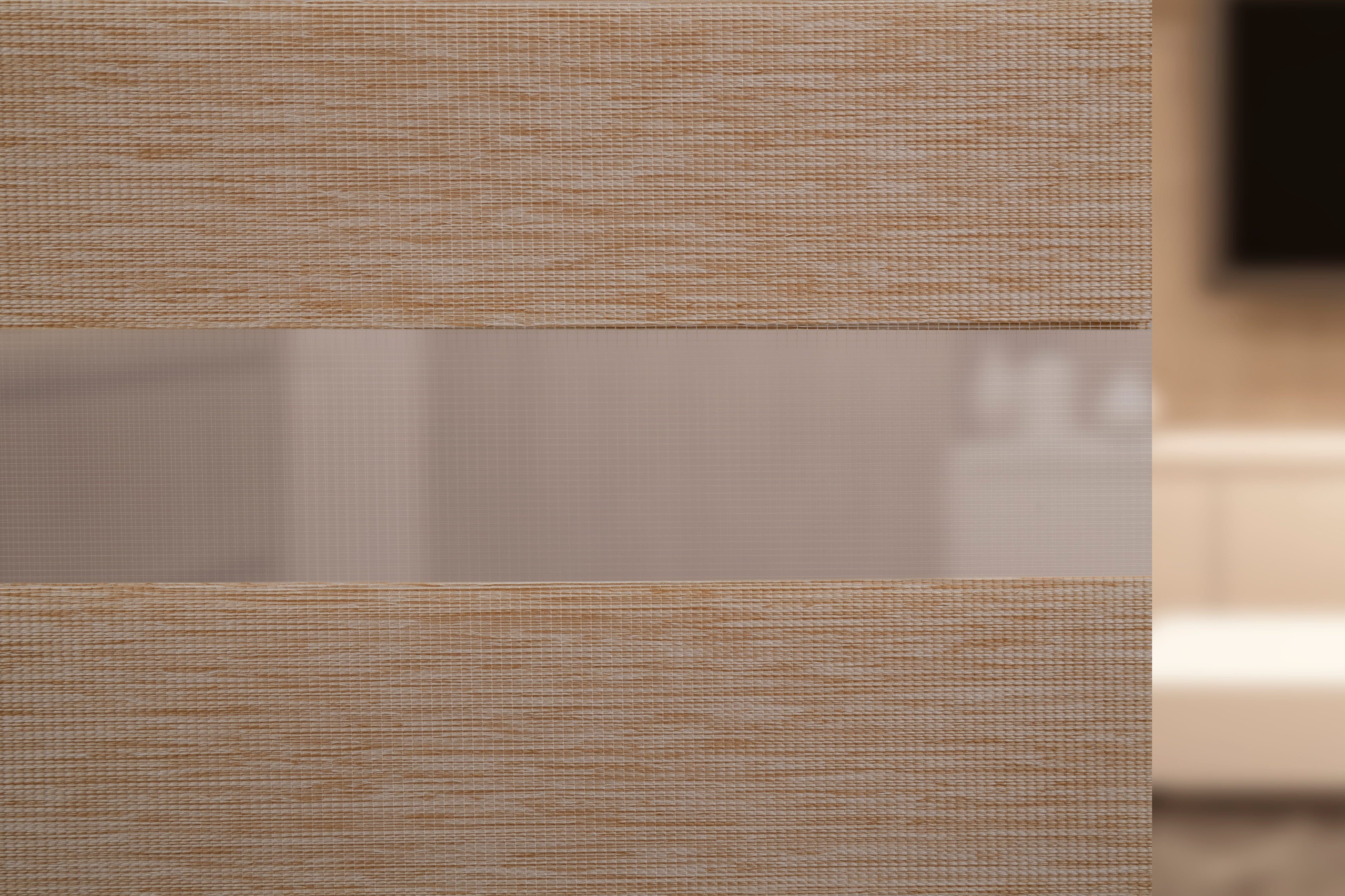 Doppelrollo Doppelrollo Duorollo mit Alu-Kassette in Beige, Plisseeonline, blickdicht, Wandmontage, Wand oder Decke, statisch haftend