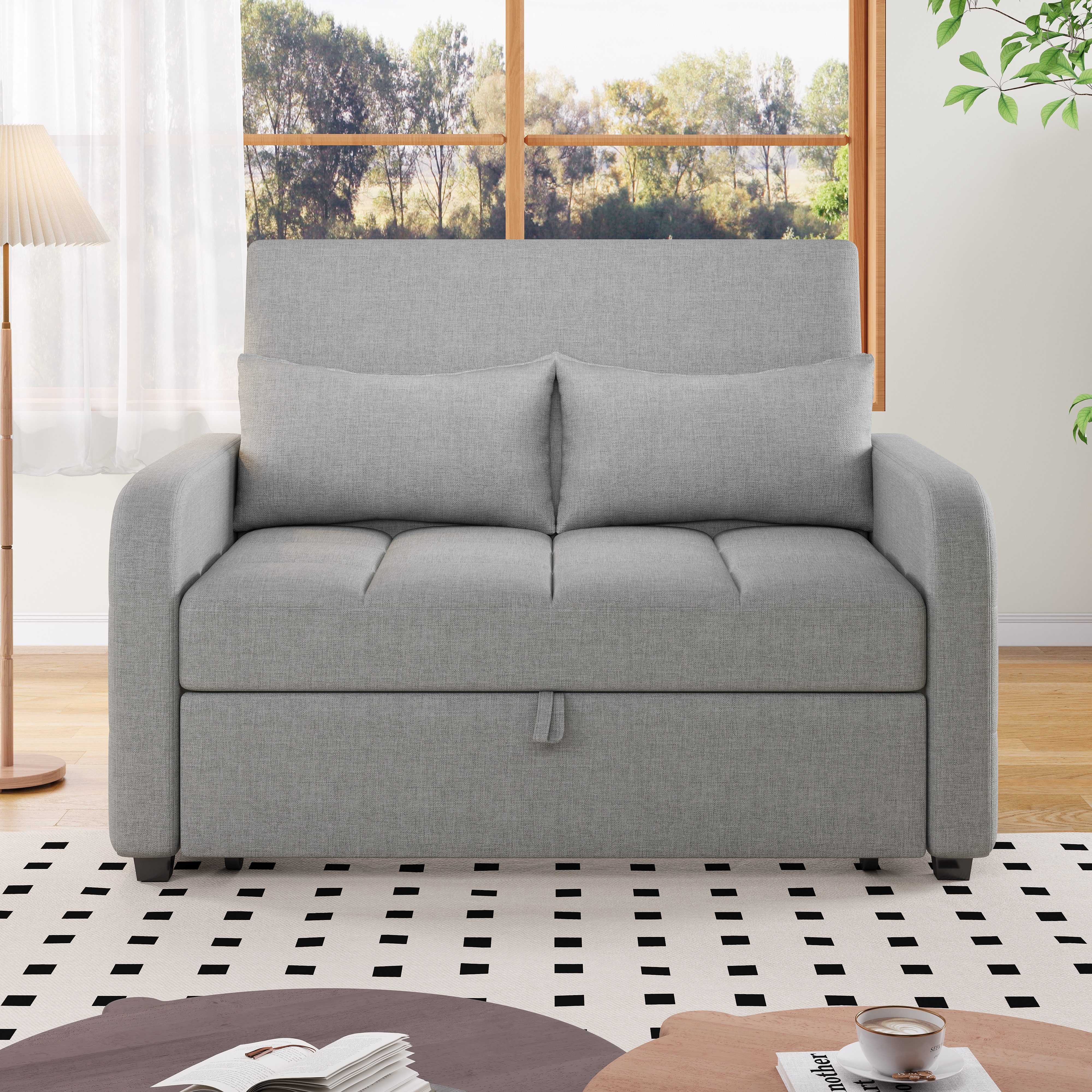 HAUSS SPOLE Schlafsofa mit verstellbarem Rückenteil Sofa, Ideal für kleine günstig online kaufen