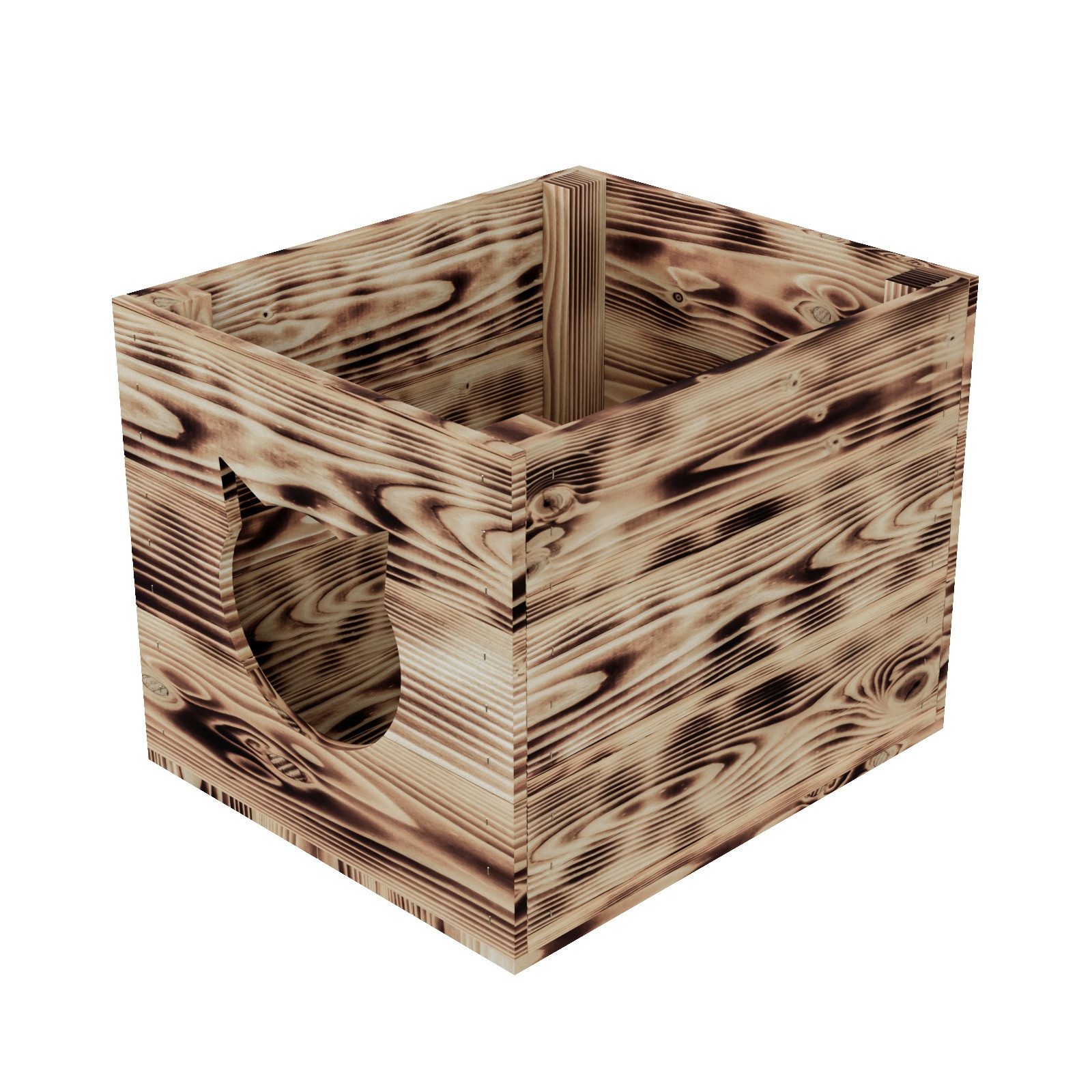 Tierhöhle aus Holz passend für Kallax-Regal 33 x 38 x 29 cm