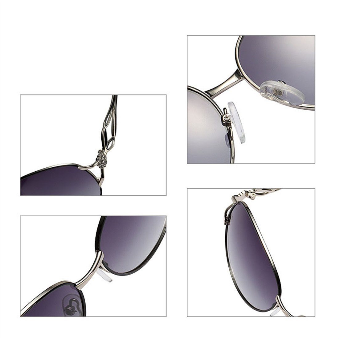 Polarisierende Schwarz für Sonnenbrillen Sonnenbrillen Männer Frauen, Sonnenbrille und DÖRÖY