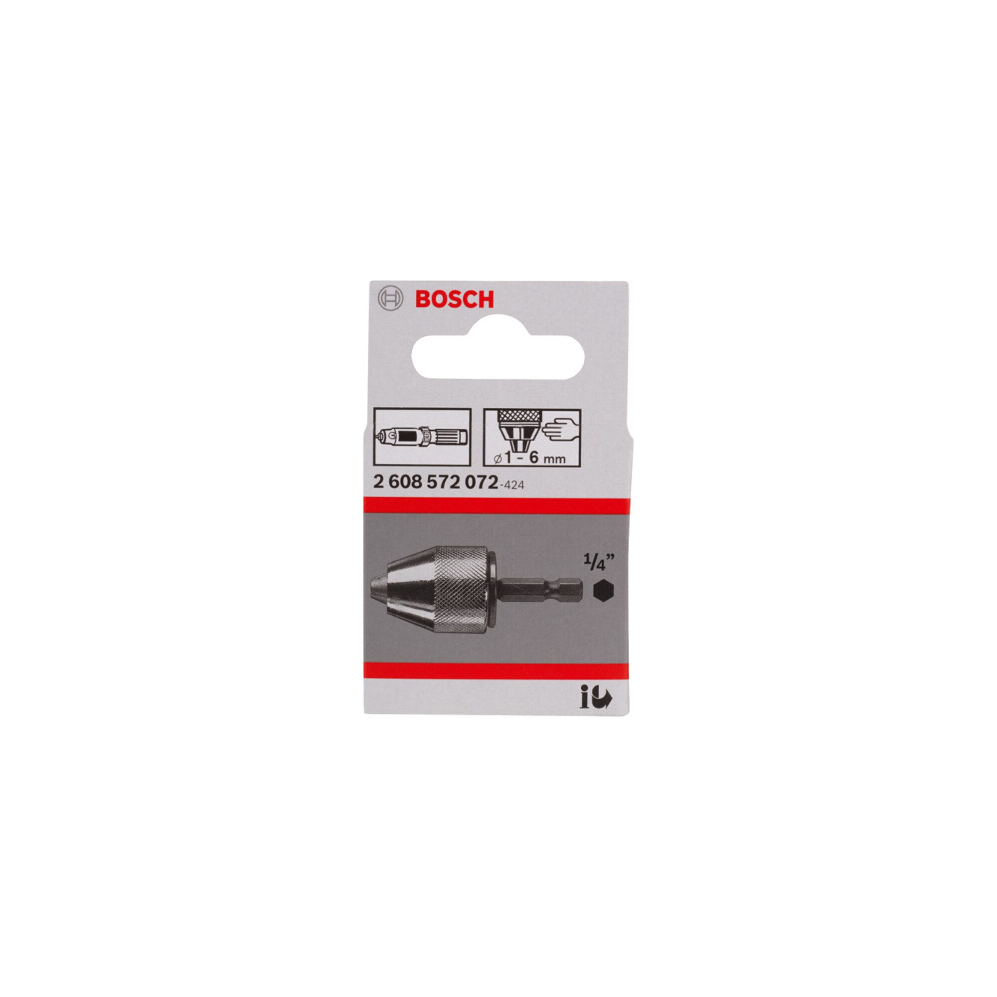 Bosch Professional Bohrfutter Bosch Schnellspannbohrfutter bis 10 mm 1 bis 6 mm 1/4" - Außensechskan