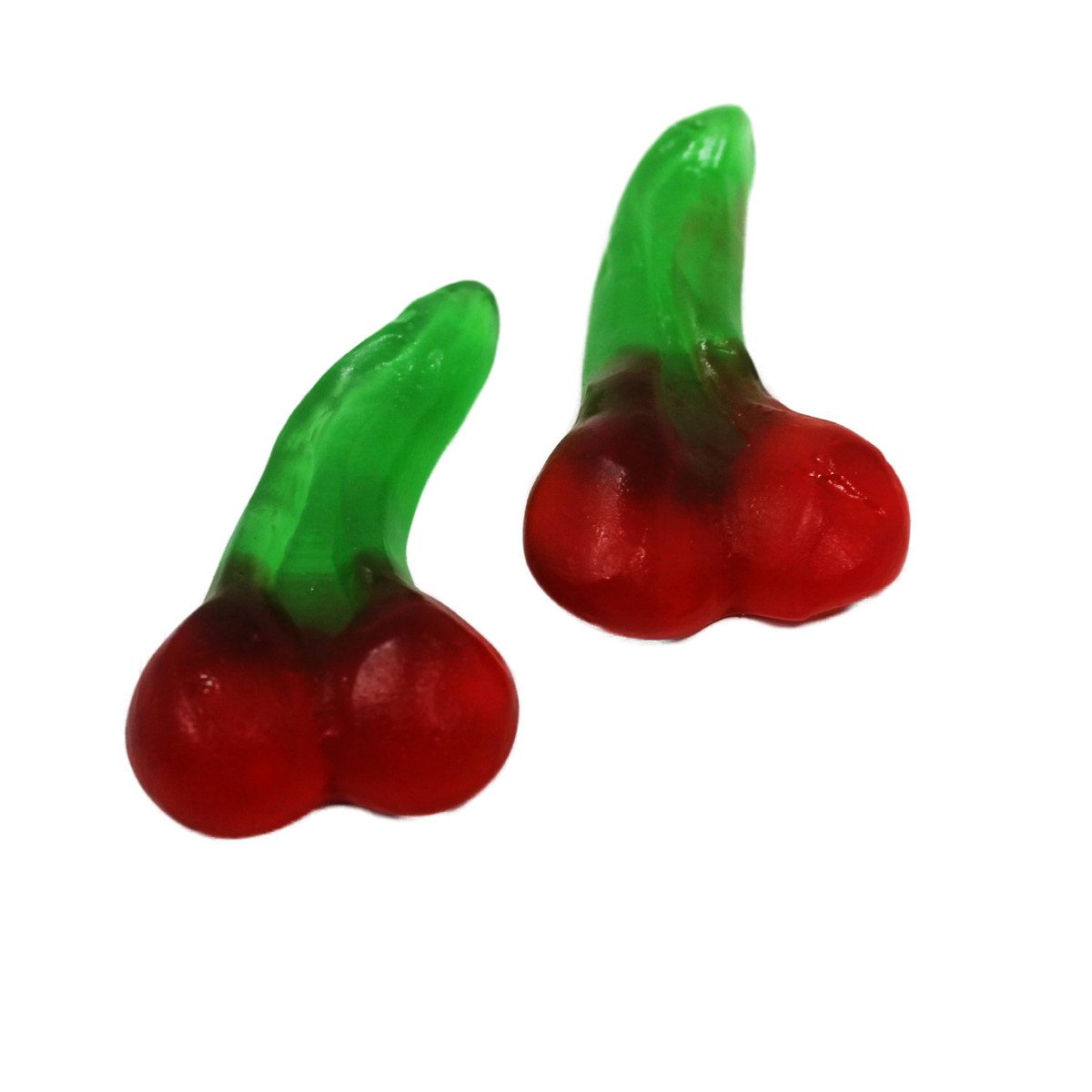 Fruchtgummi Bären & Co. Süßigkeit, Fruchtgummi Doppelkirsche mit Kirschgeschmack Cherries Halal 300g