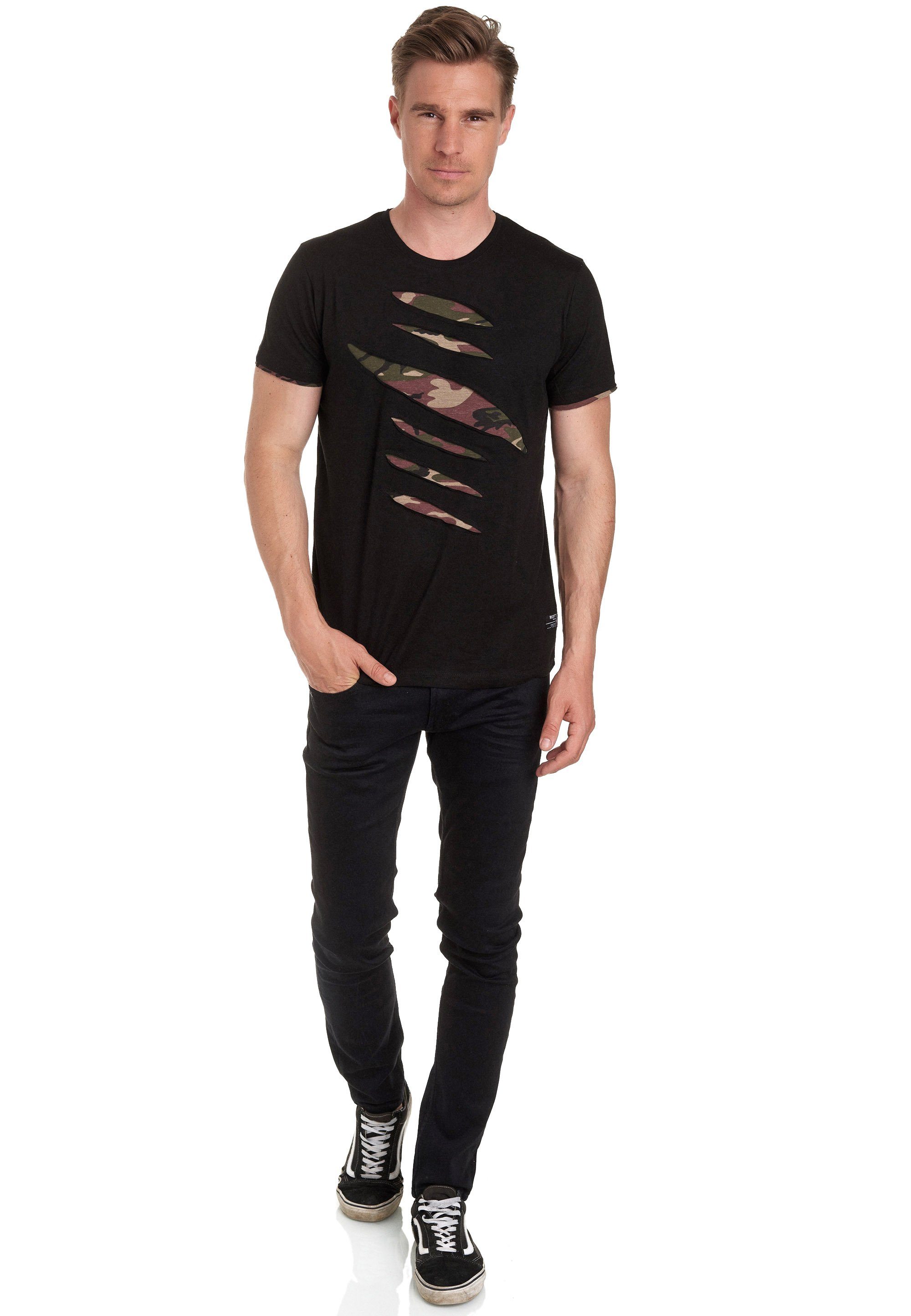 Rusty Neal T-Shirt im trendigen 2-in-1-Design
