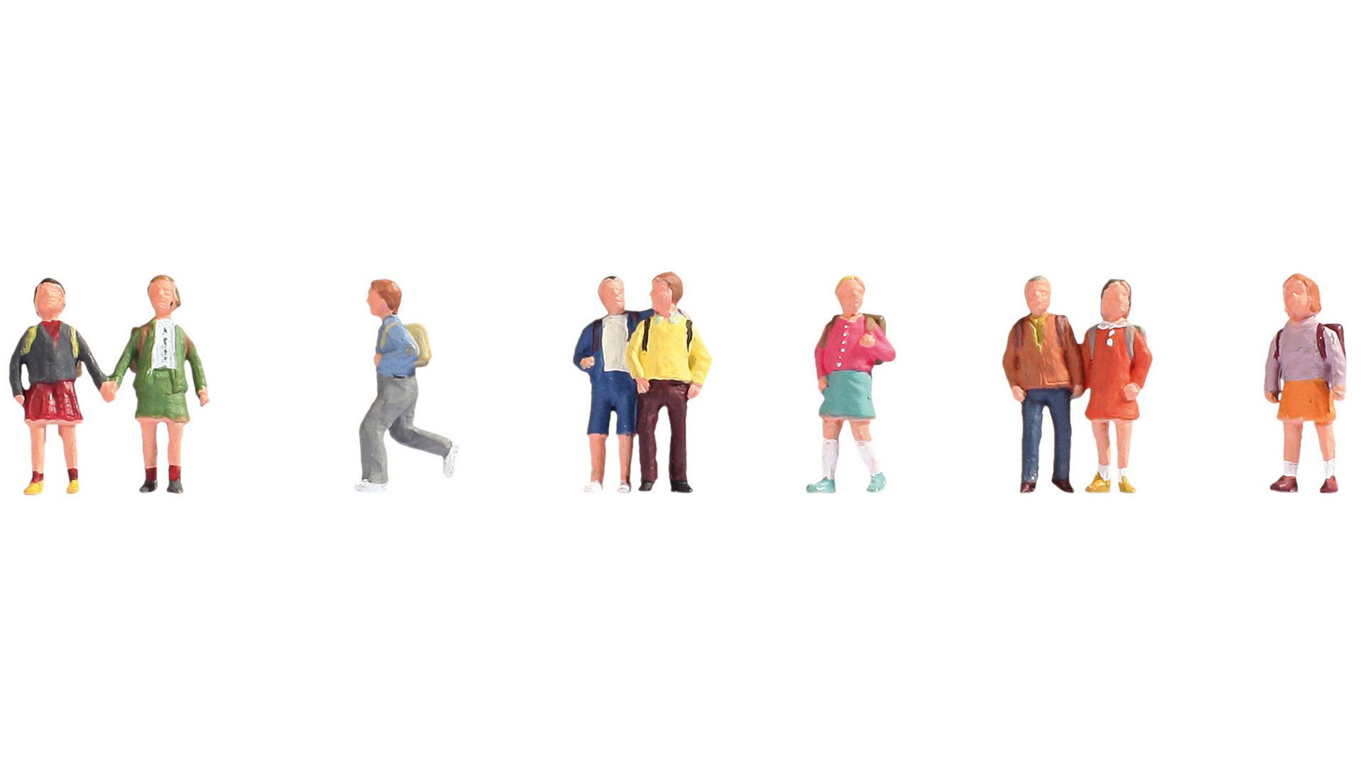NOCH Dekofigur NOCH H0 Figuren-Set „Kinder“, handkoloriert für Sp