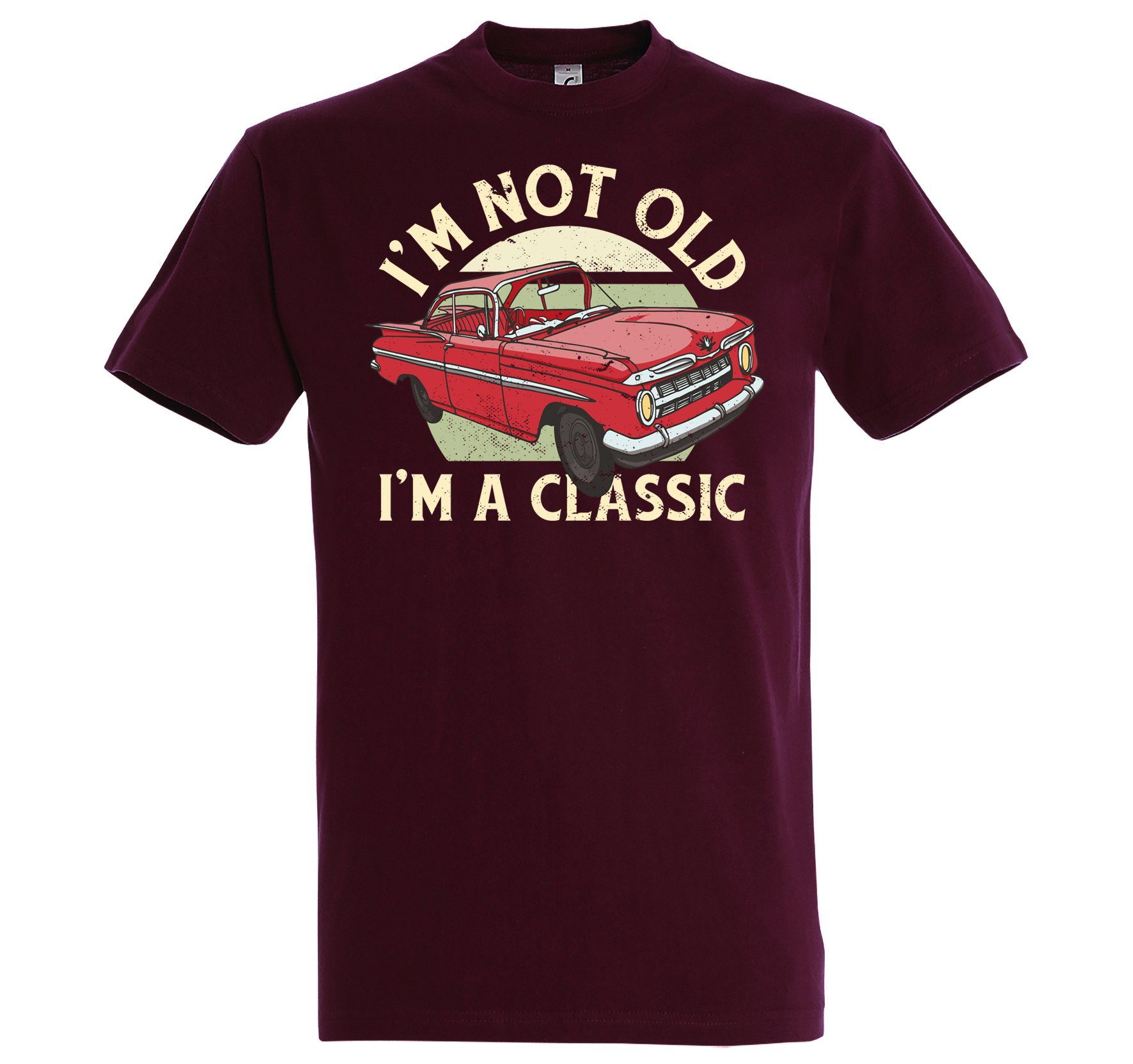 Youth Designz T-Shirt I'm not OLD I'm a CLASSIC Herren T-Shirt mit Trendigem Frontdruck