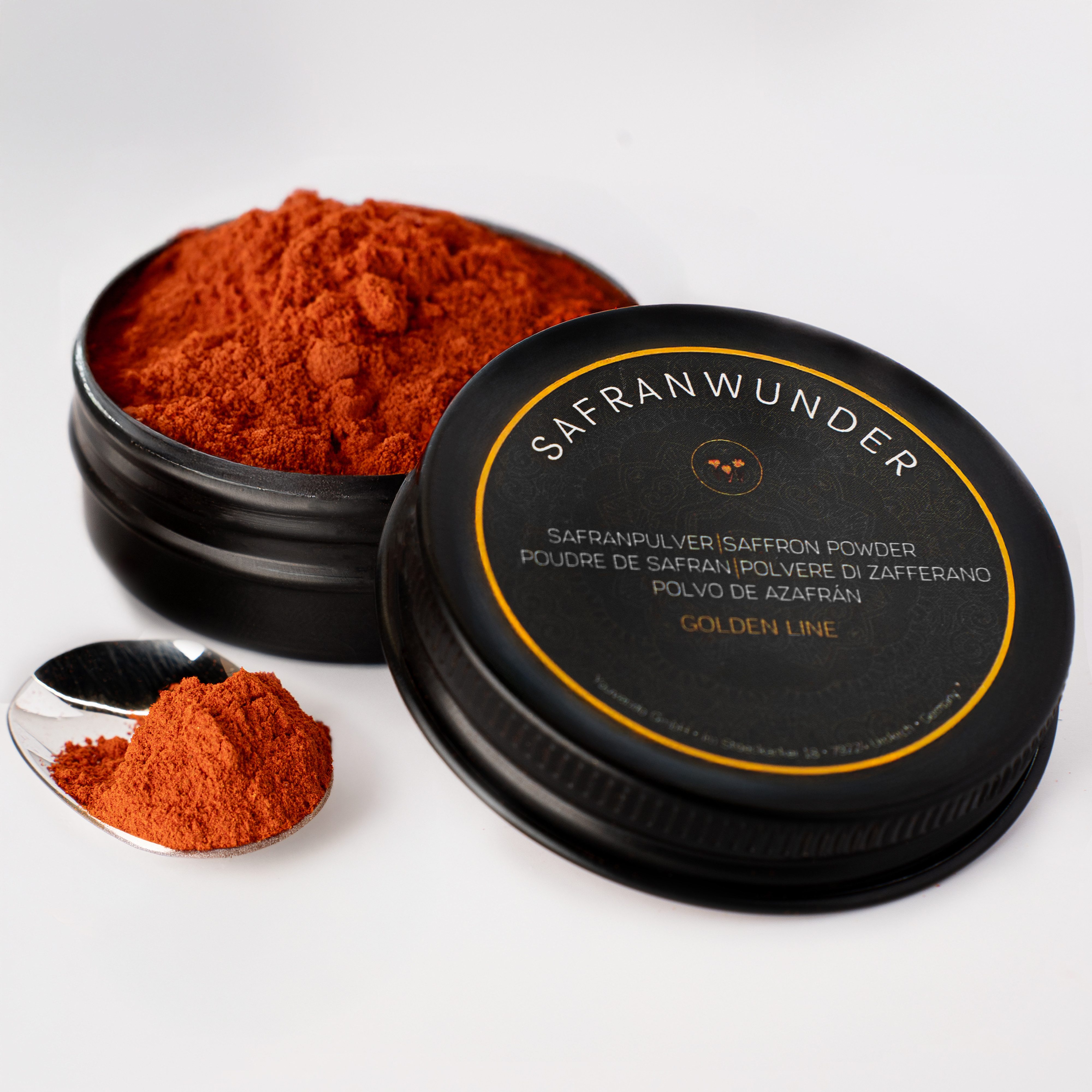 Safranwunder Gewürz Safranwunder Safranpulver Premium-Qualität Klasse 1 Gemahlen