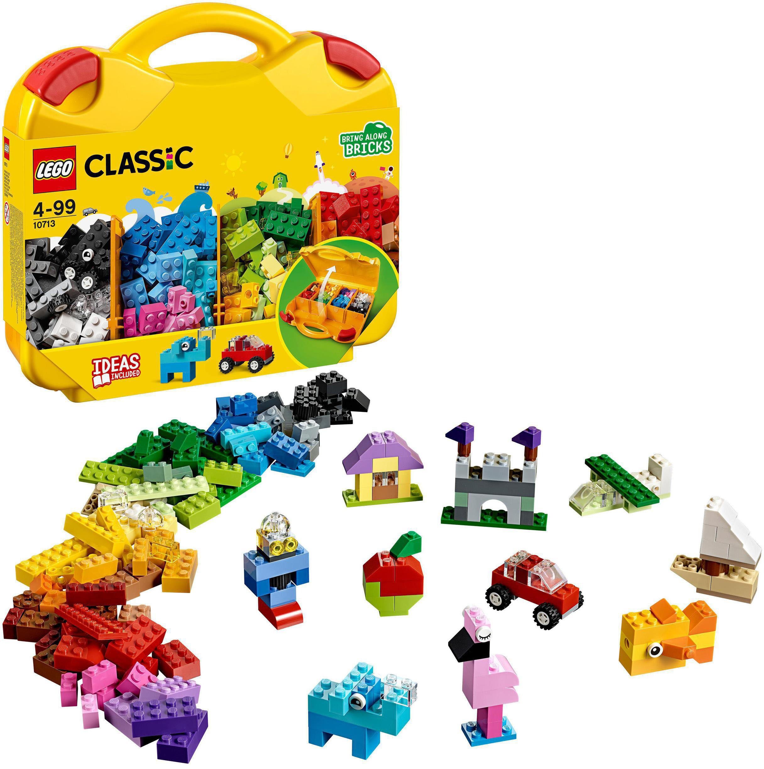 LEGO® Konstruktionsspielsteine Starterkoffer - Farben sortieren (10713), LEGO® Classic, (213 St), Made in Europe