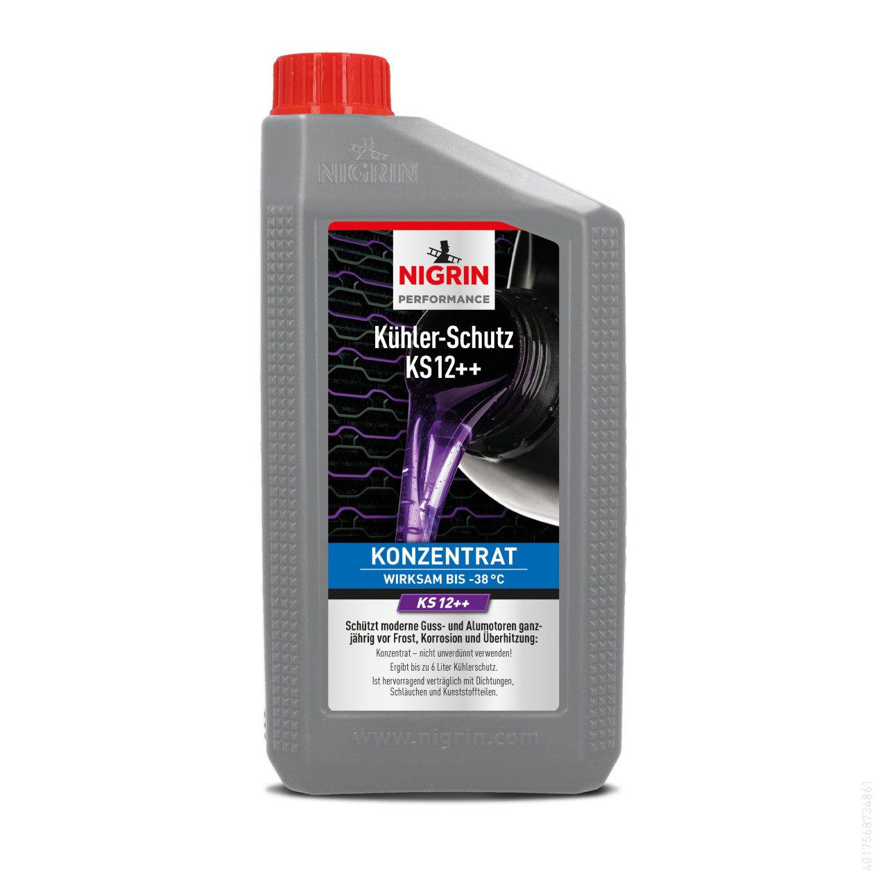 NIGRIN Kühlerfrostschutz Nigrin Performance Kühlerfrostschutz KS12++ 1,5 L