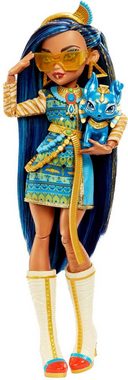 Mattel® Anziehpuppe Monster High, Cleo de Nile mit Hund