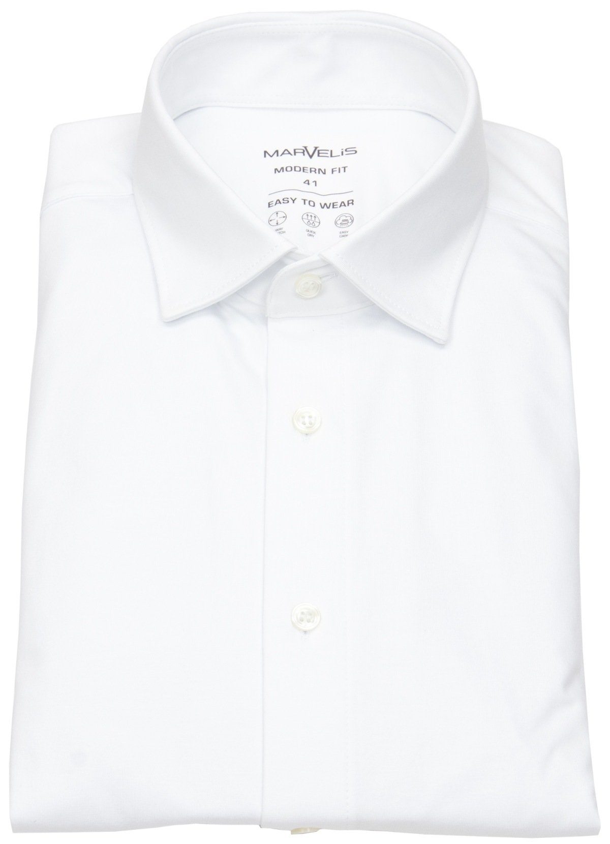 MARVELIS Businesshemd Modern Fit leicht tailliert günstig online kaufen