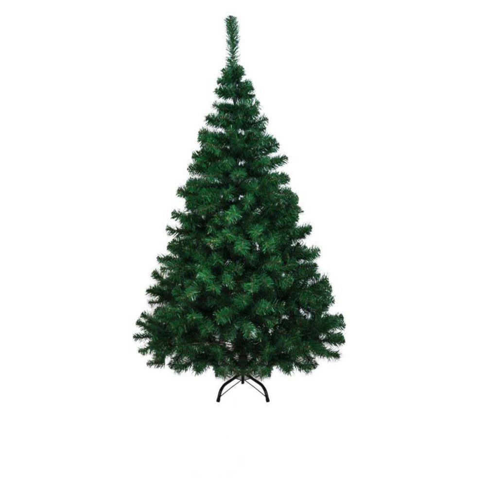 Haushalt International Künstlicher Weihnachtsbaum, Tannenbaum / Weihnachtsbaum, Inkl. Metallständer - 180 cm - Grün