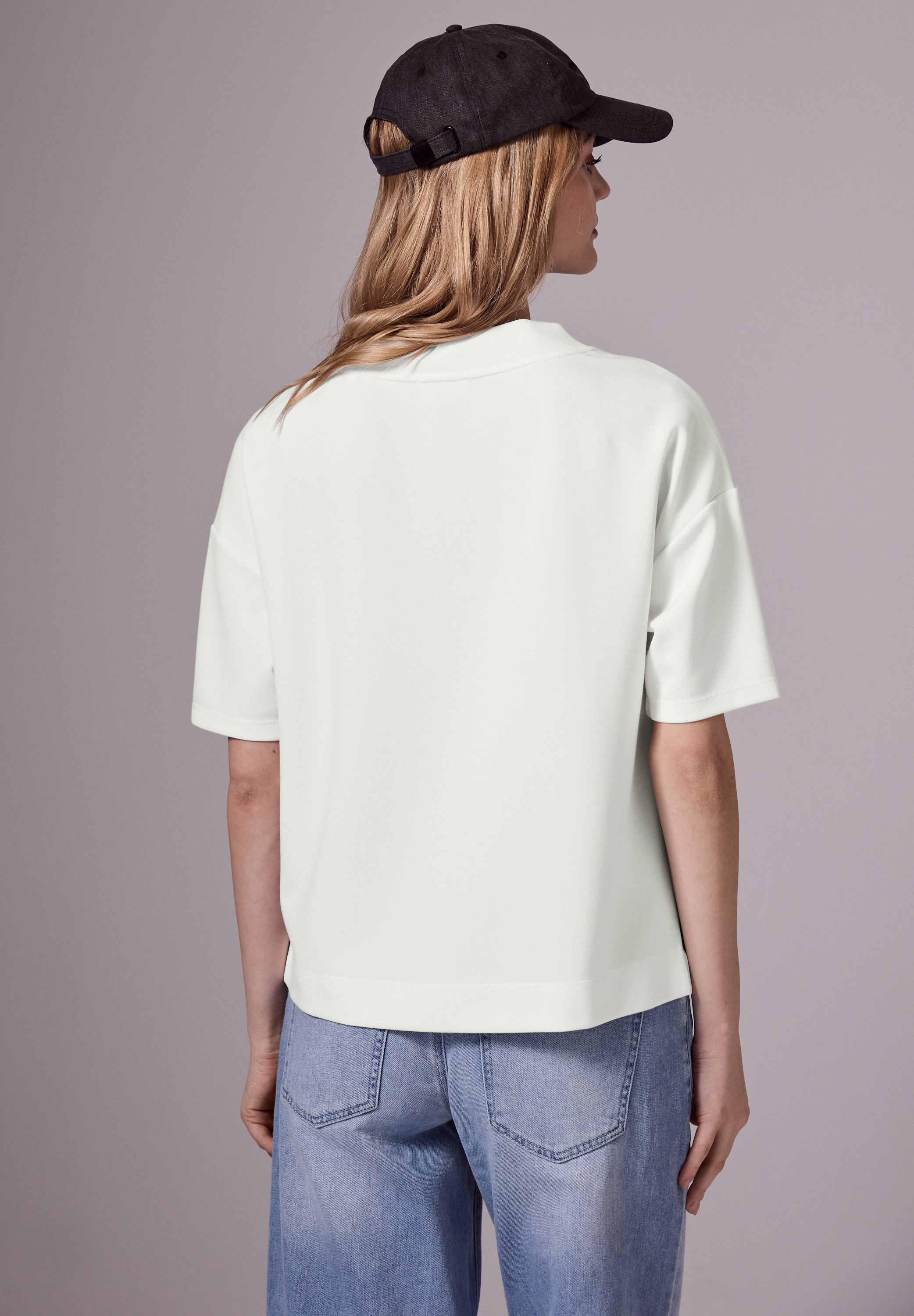 STREET ONE STUDIO T-Shirt mit Tunnelzugband günstig online kaufen
