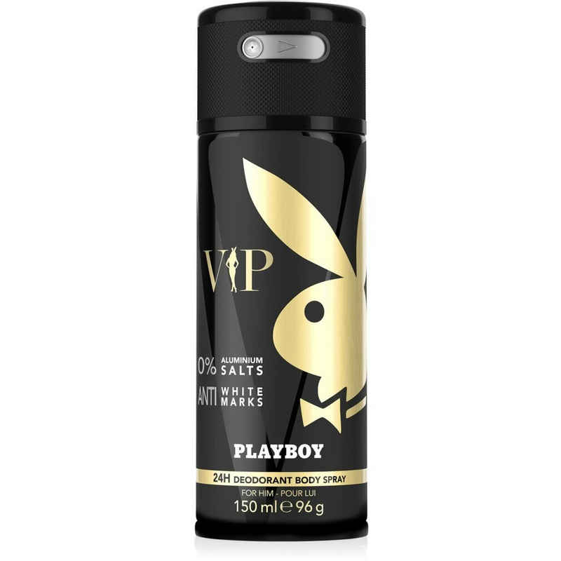 PLAYBOY Deo-Zerstäuber VIP Deodorant Spray für Ihn 150ml