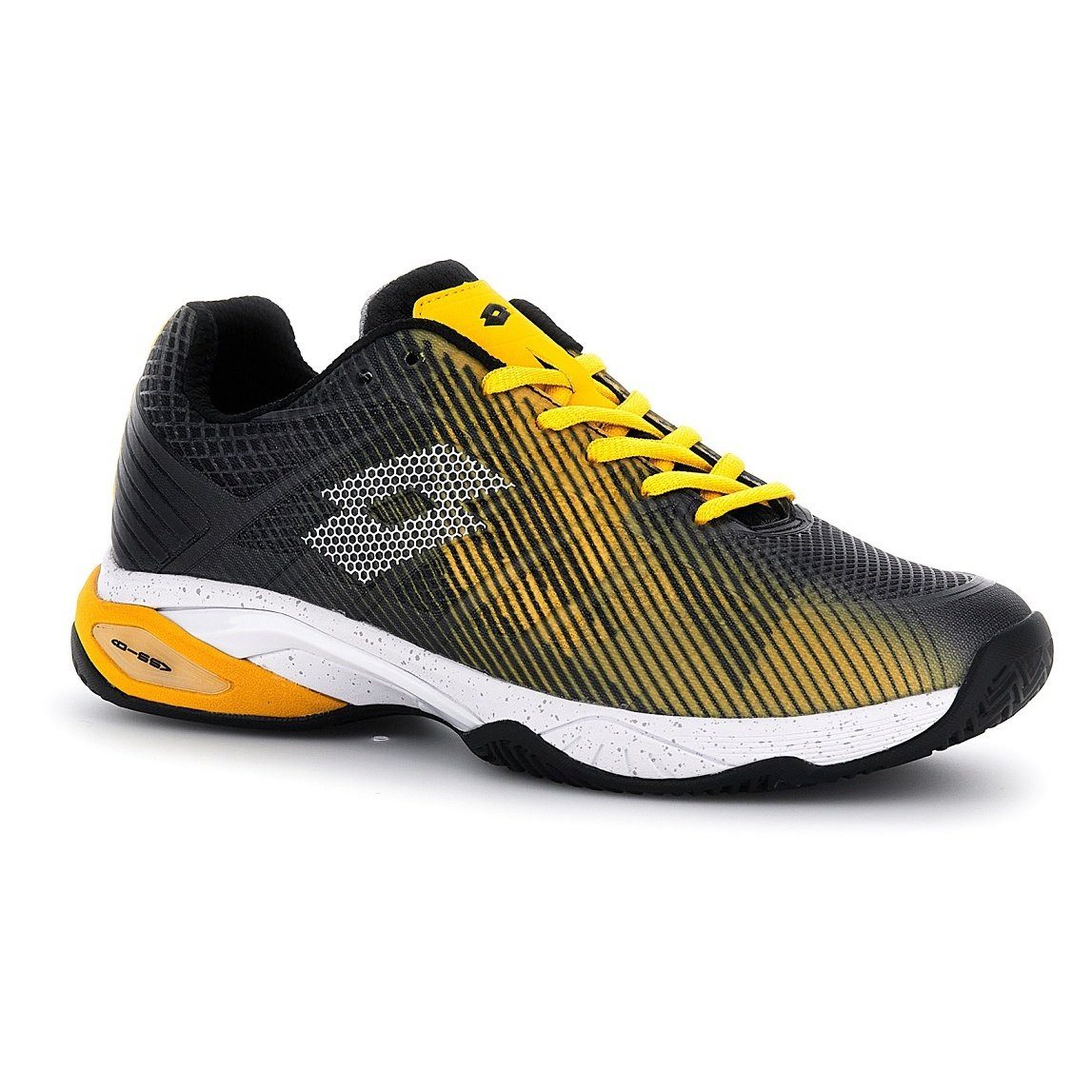 Lotto Mirage 300 III Clay/Sandplatz/Dämpfung schwarz/gelb Herren Tennisschuh