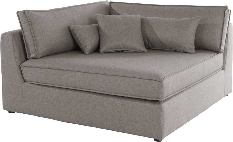 RAUM.ID Sofa-Eckelement Enid, Teil eines Modulsofas, fester Sitzkomfort,  auch in Breitcord, Individuell zu kombinieren - fest montierbar an andere  Module