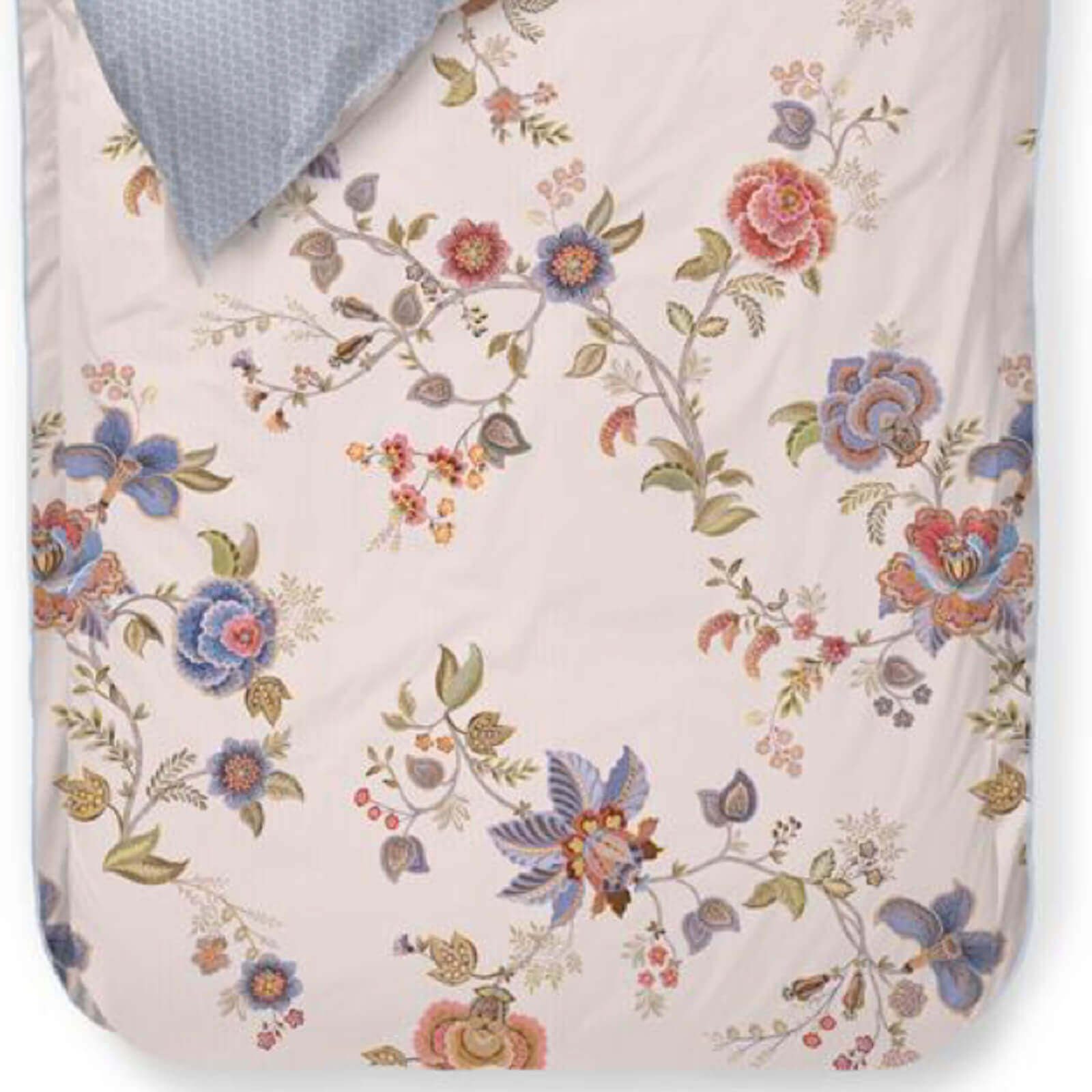 PiP Studio Bettwäsche Cece Fiore Weiß, Perkal, 2 teilig, Fantasieblumen, Äste