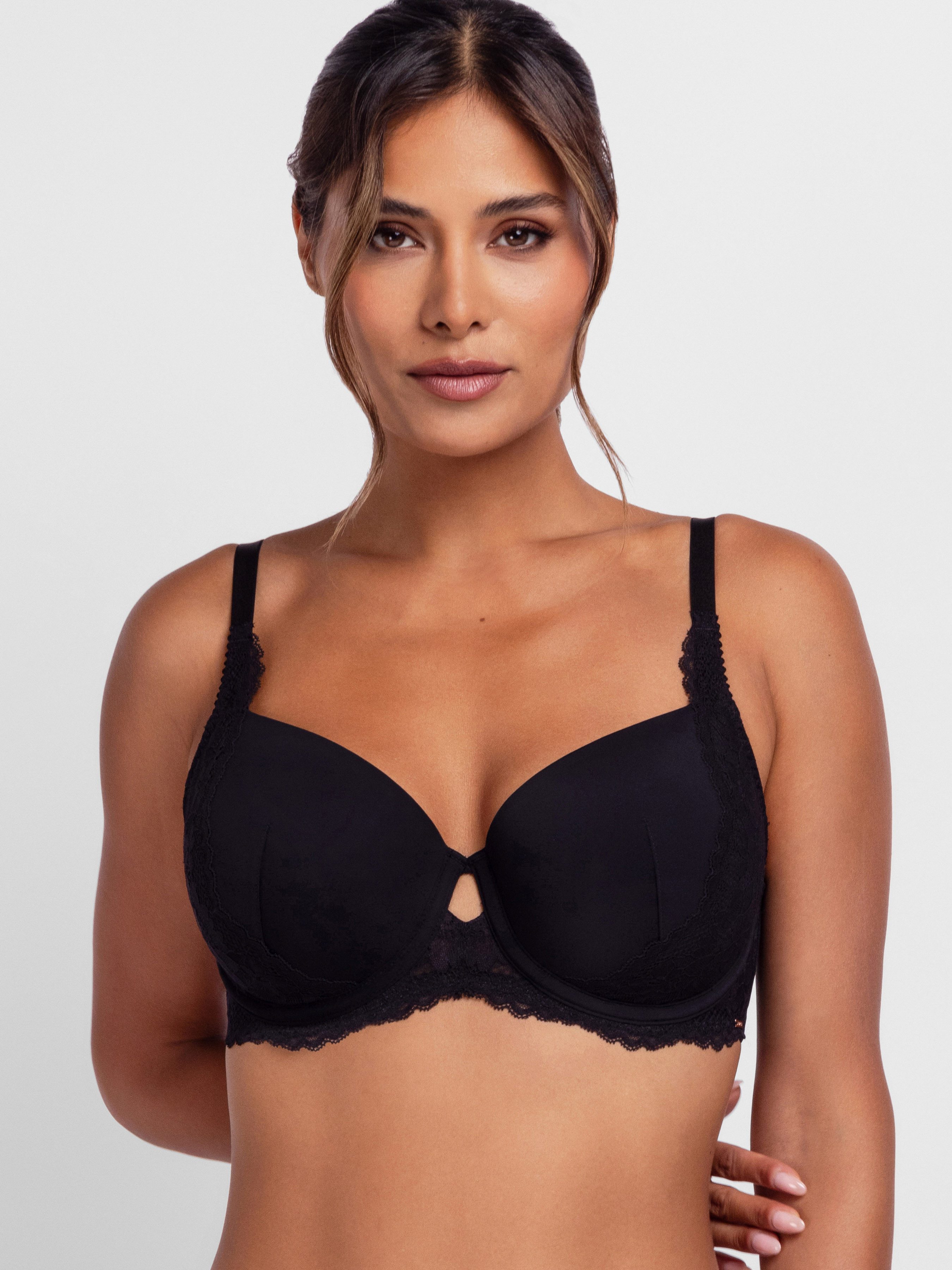 Dorina Bügel-BH Anahi zarte florale Spitzenverzierung, leicht gepolsterte, vorgeformte Cups