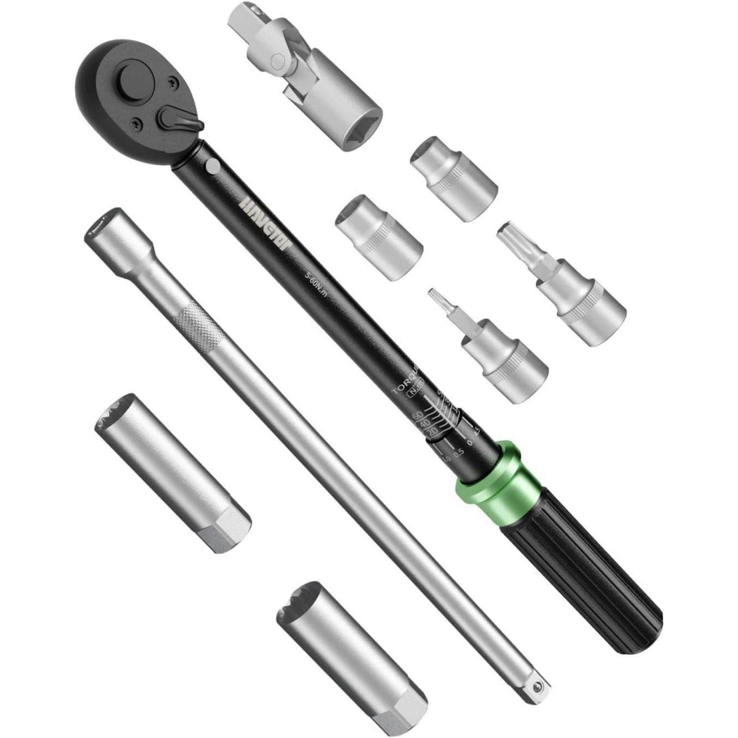 Drehmomentschlüssel Drehmomentschlüssel 3/8" 5-60NM Fahrrad Motorad Auto
