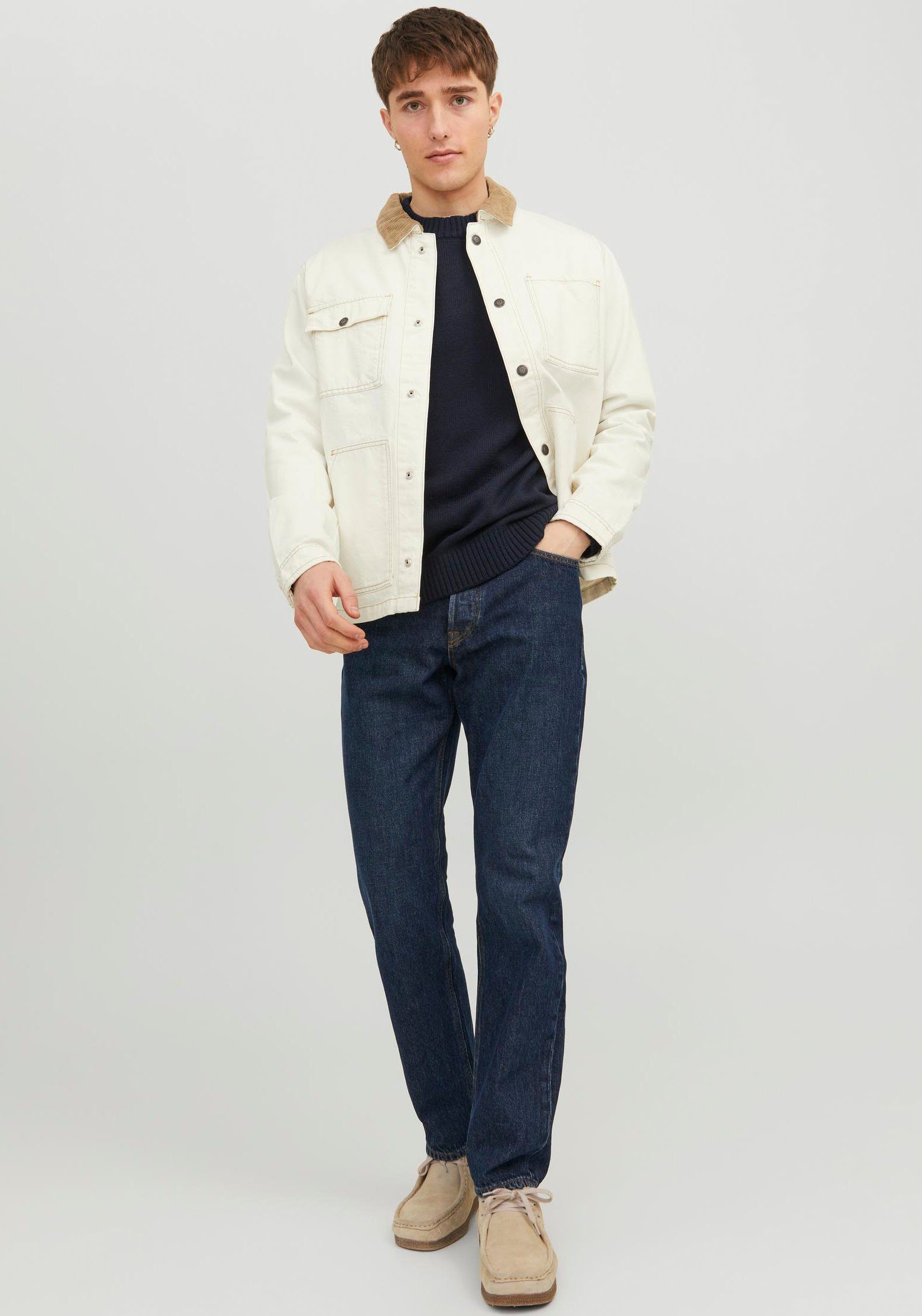 Jack & Jones Loose-fit-Jeans JJICHRIS JJORIGINAL SBD 921 SN mit Gürtelschlaufen. Reduzierter Preis € 30,76. Unverbindliche Preisempfehlung € 59,99