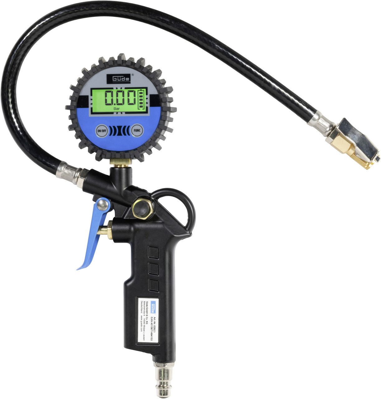 Güde Reifen-Reparaturset Güde Reifenfüller Digital 11 E Schlauch 365 mm