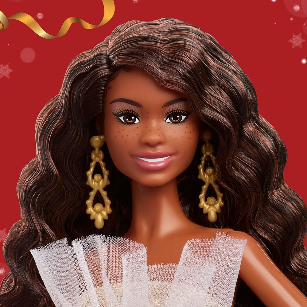 Barbie Anziehpuppe Holiday Barbie 2025 JBH96 Mattel Signature Puppe Sammelpuppe