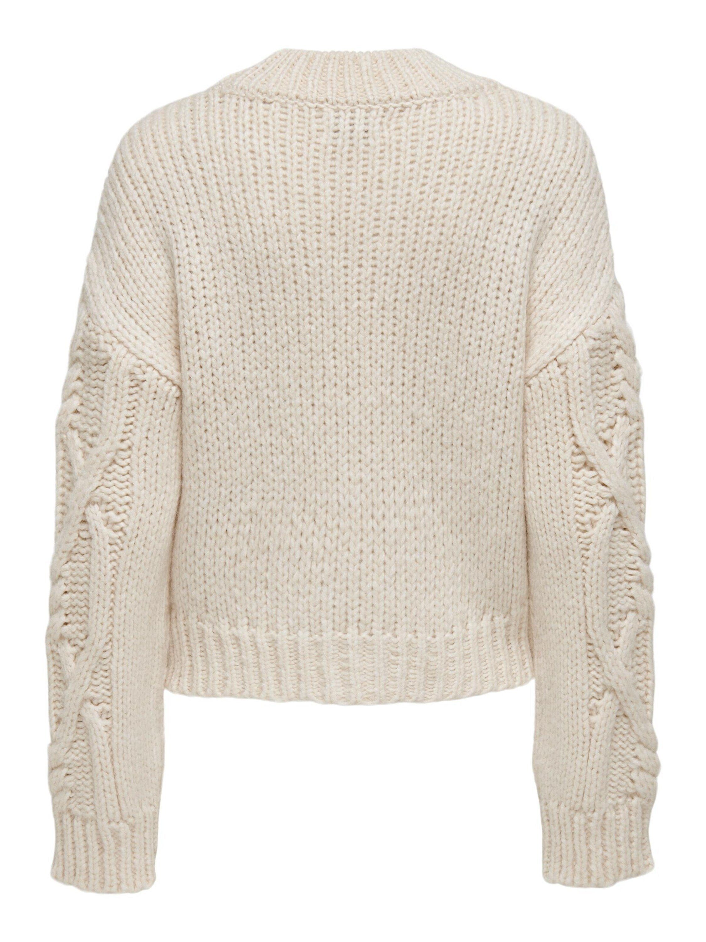 ONLY Strickpullover Margaretha (1-tlg) Lochmuster