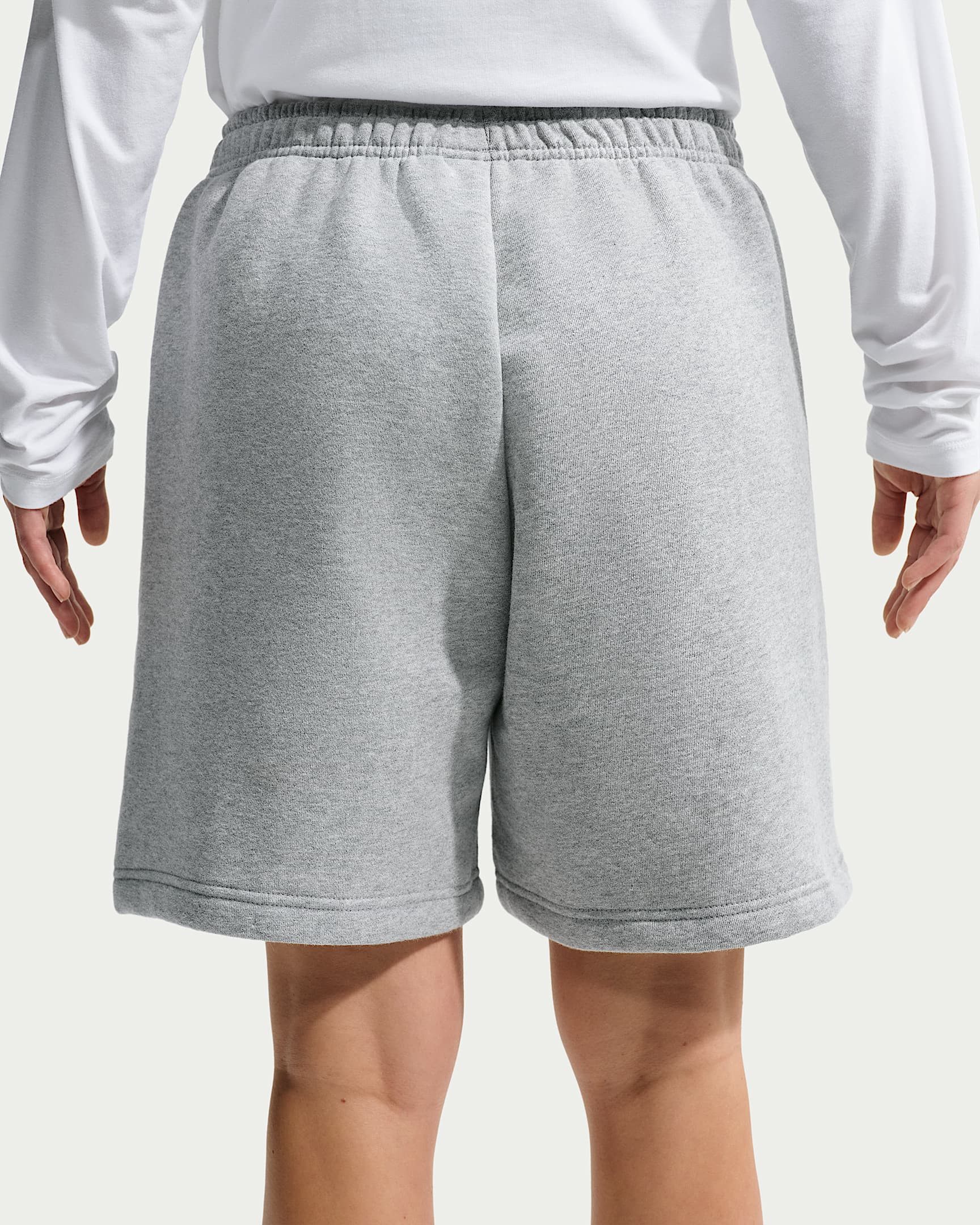 Nike Sportswear Shorts W NK STDO FLC MW HR OS SHORT sportlicher Schnitt, aus Baumwolle und Polyester