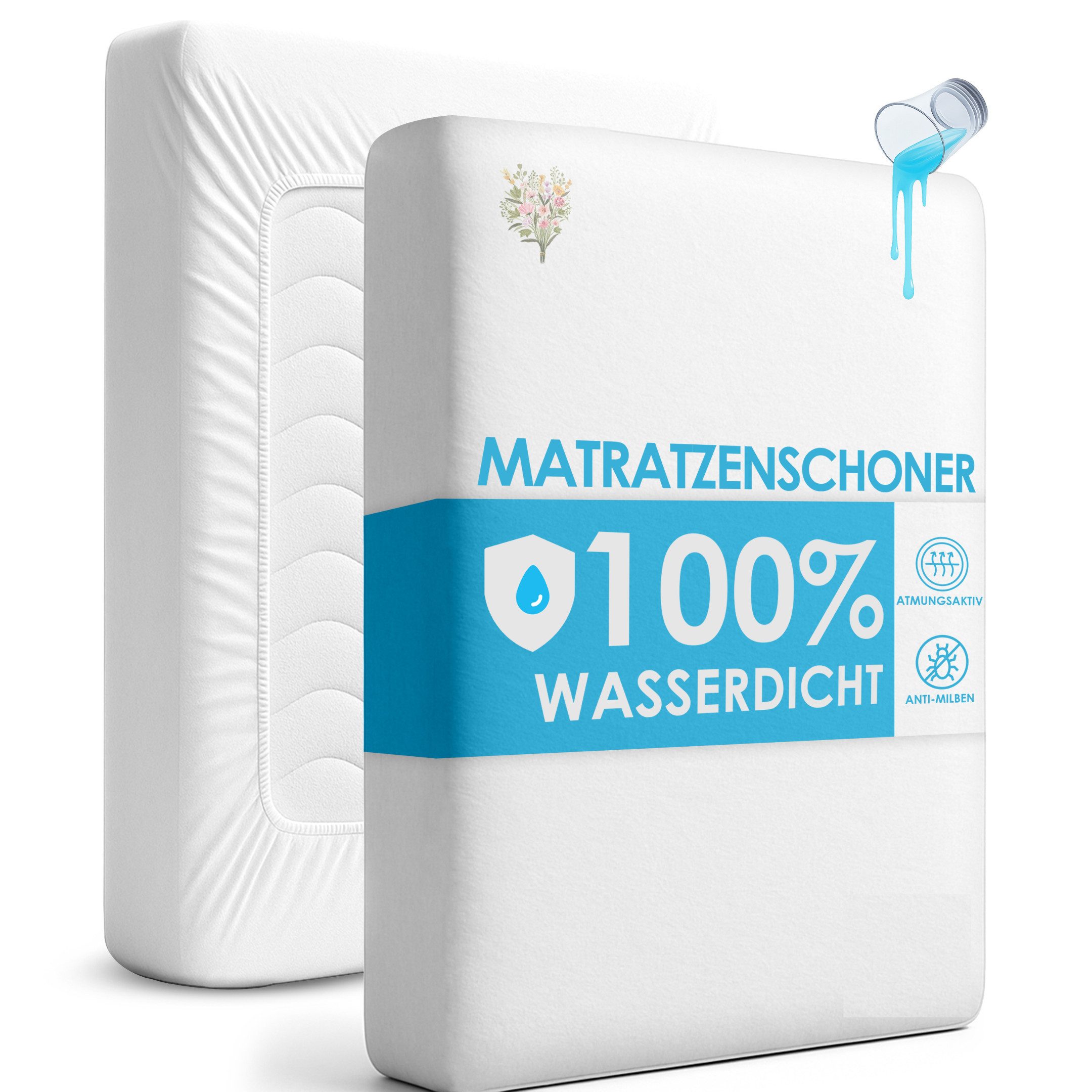 Strauss Home Spannbettlaken Premium, Gummizug: Rundumgummi, 150gr/m2 Premium Jersey 100% Baumwolle